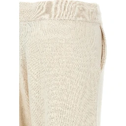 White Wool Athletic Pants
