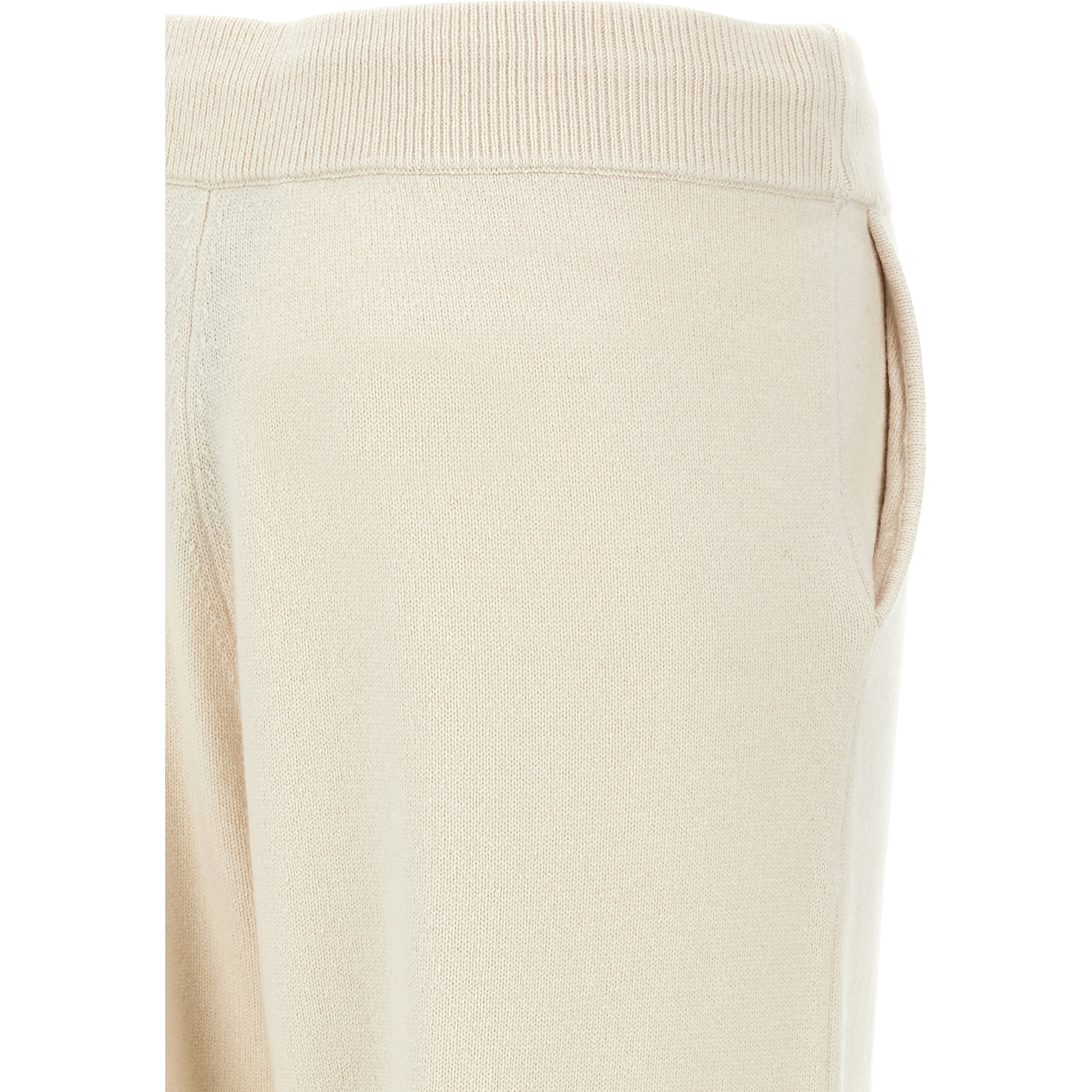 White Wool Athletic Pants