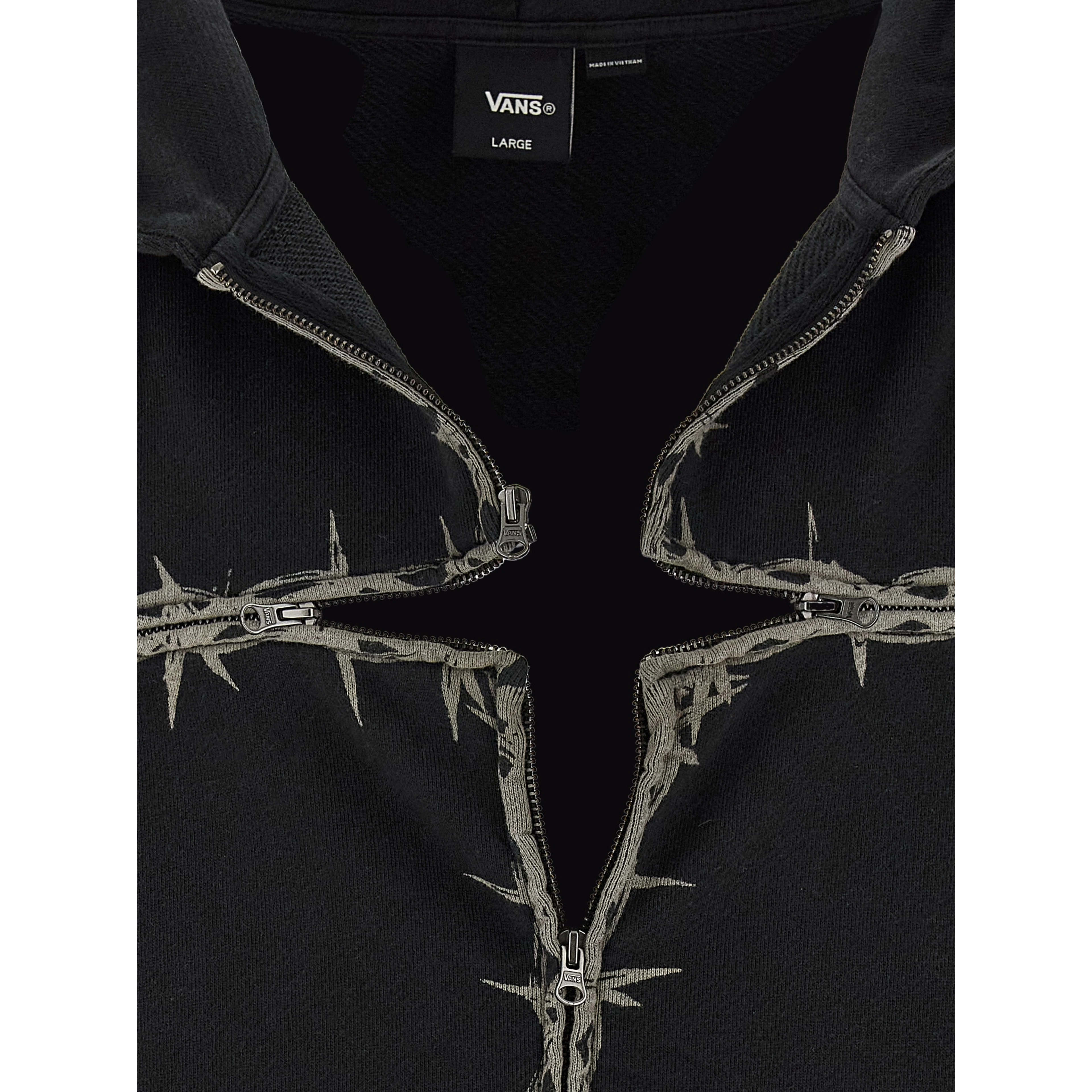 Black Cotton Sweatshirt