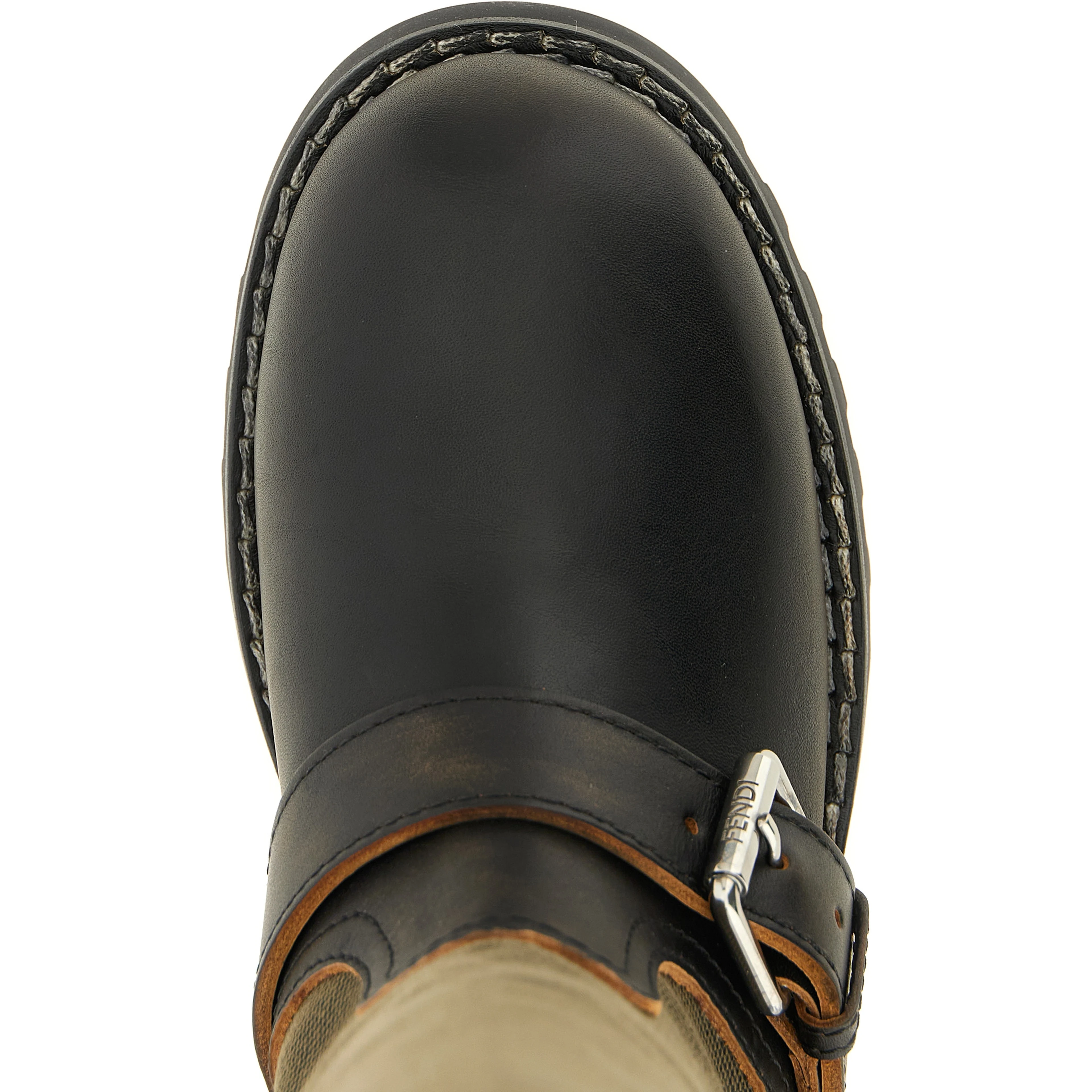 Bicolor Calfskin Over The Knee