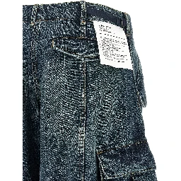 Blue Cotton Jeans Denim