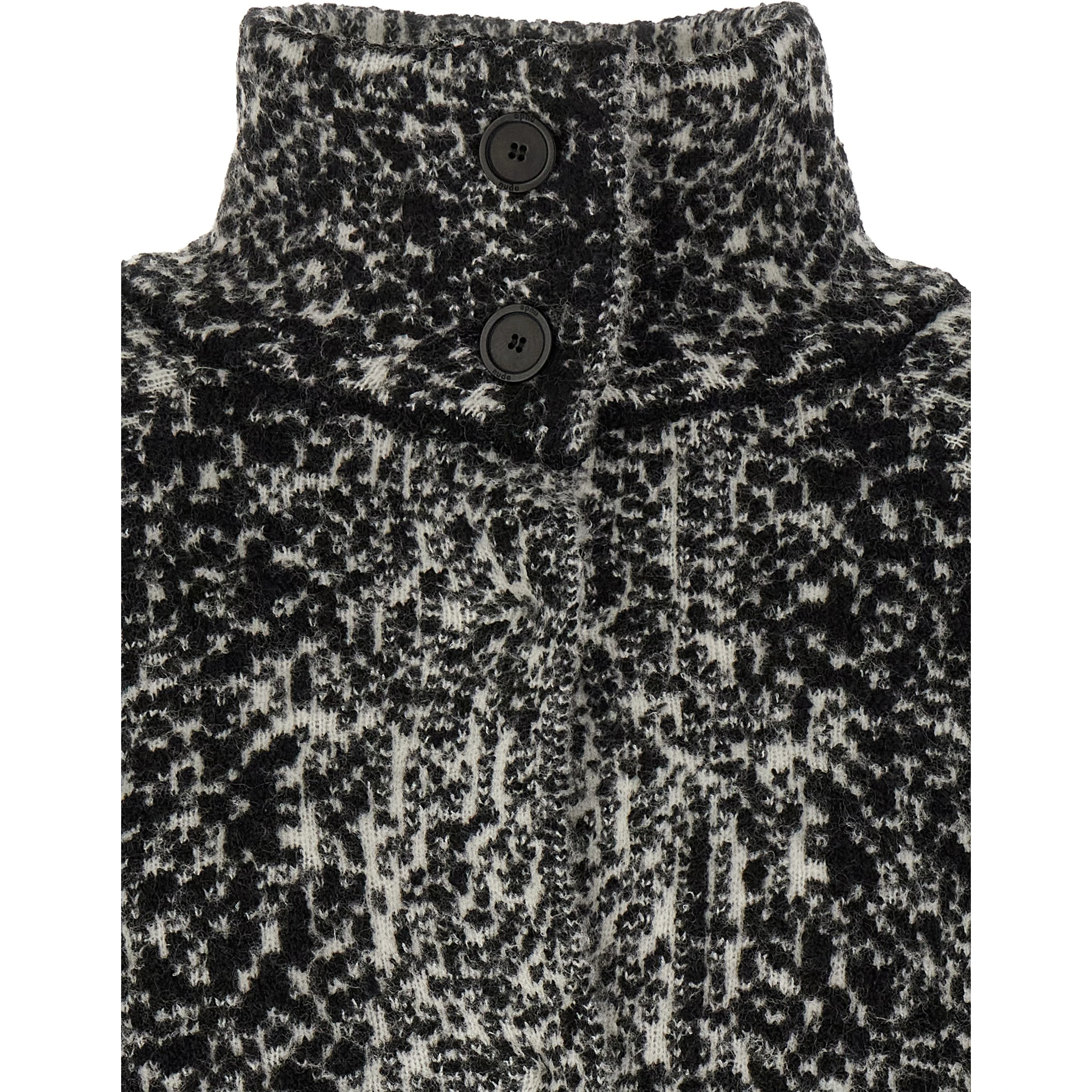 Bicolor Wool Coat