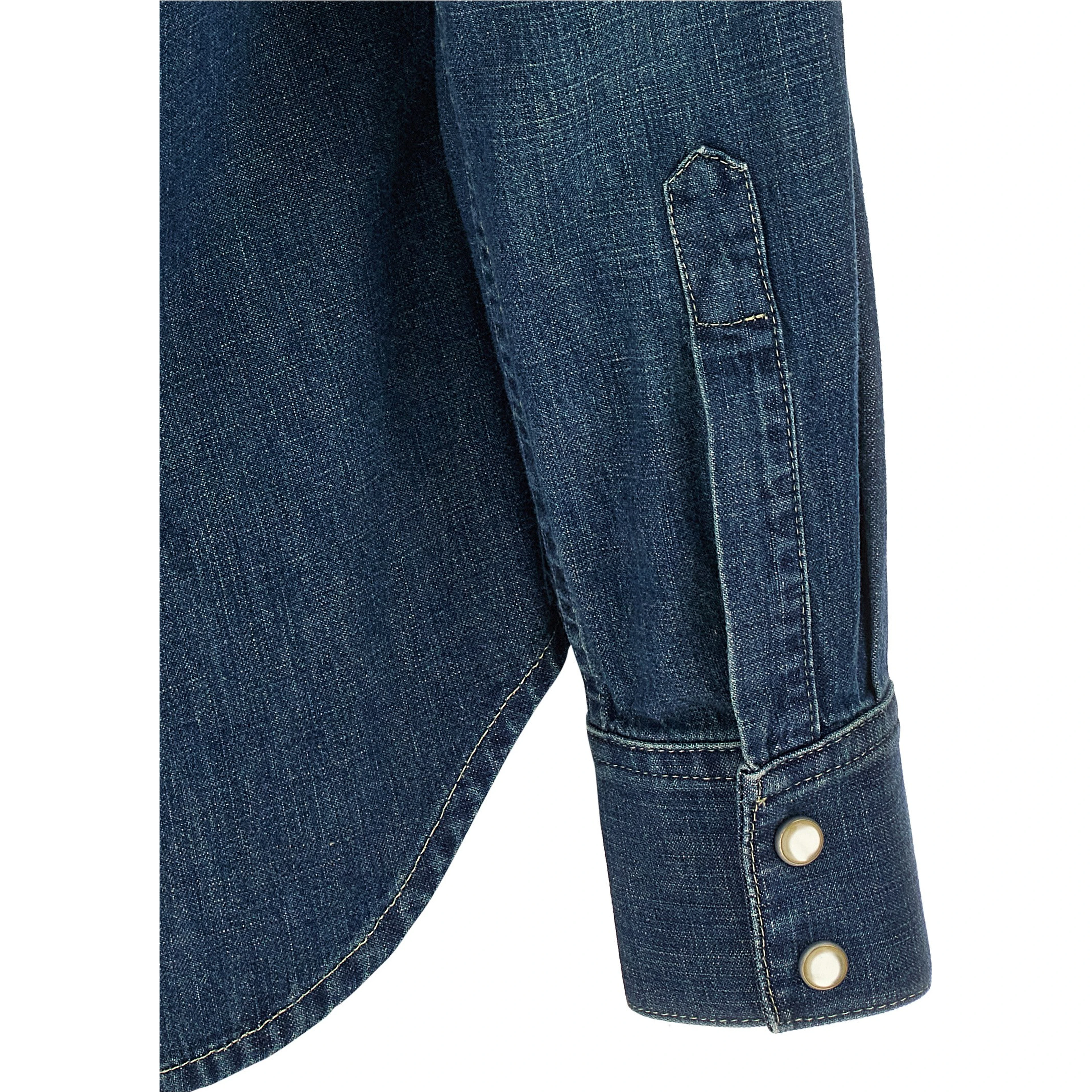 Blue Cotton Blouse