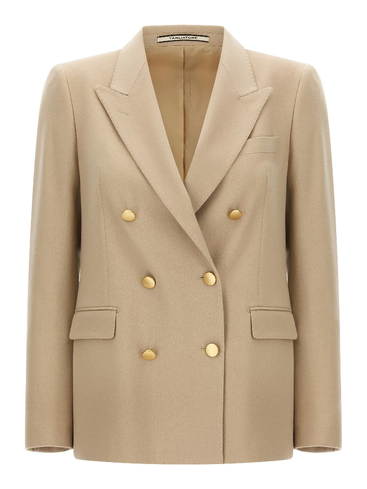 Beige Cashmere Blazer