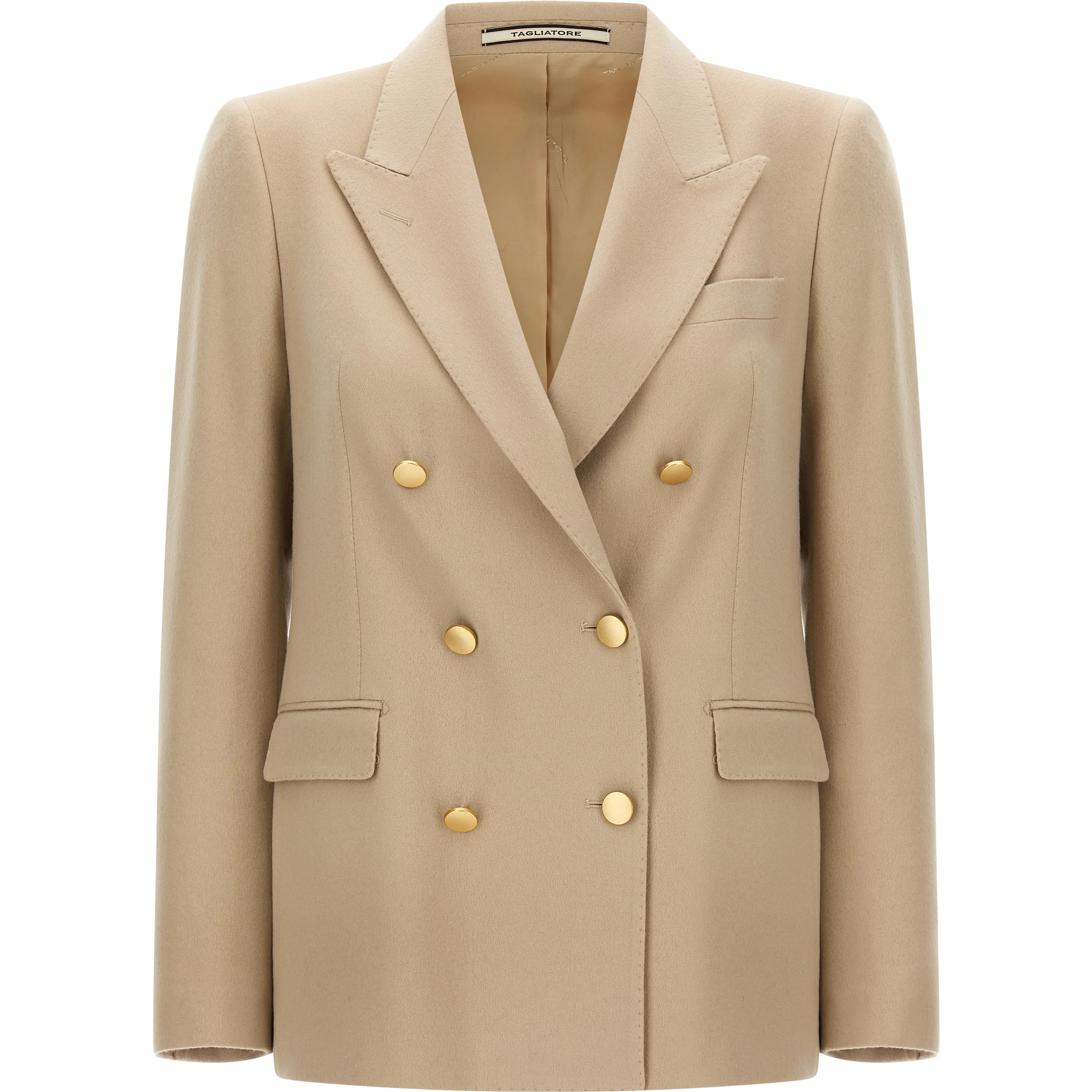 Beige Cashmere Blazer