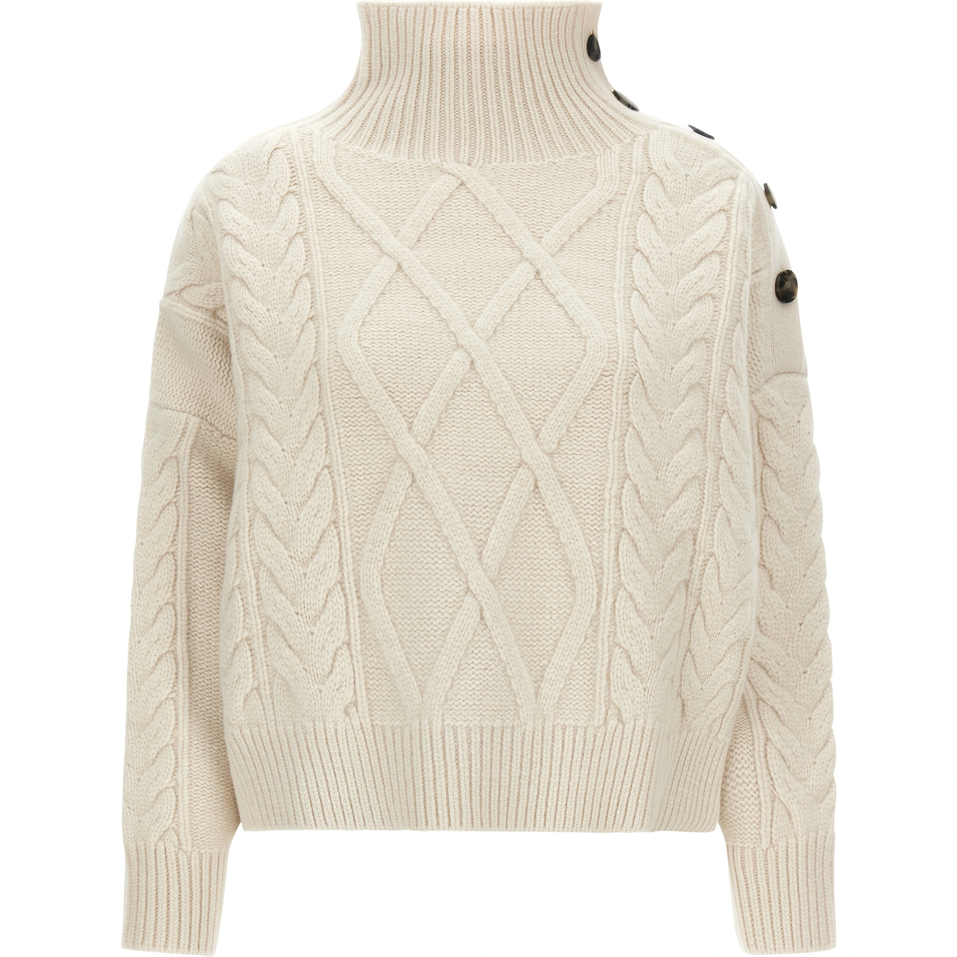 White Wool Cardigan