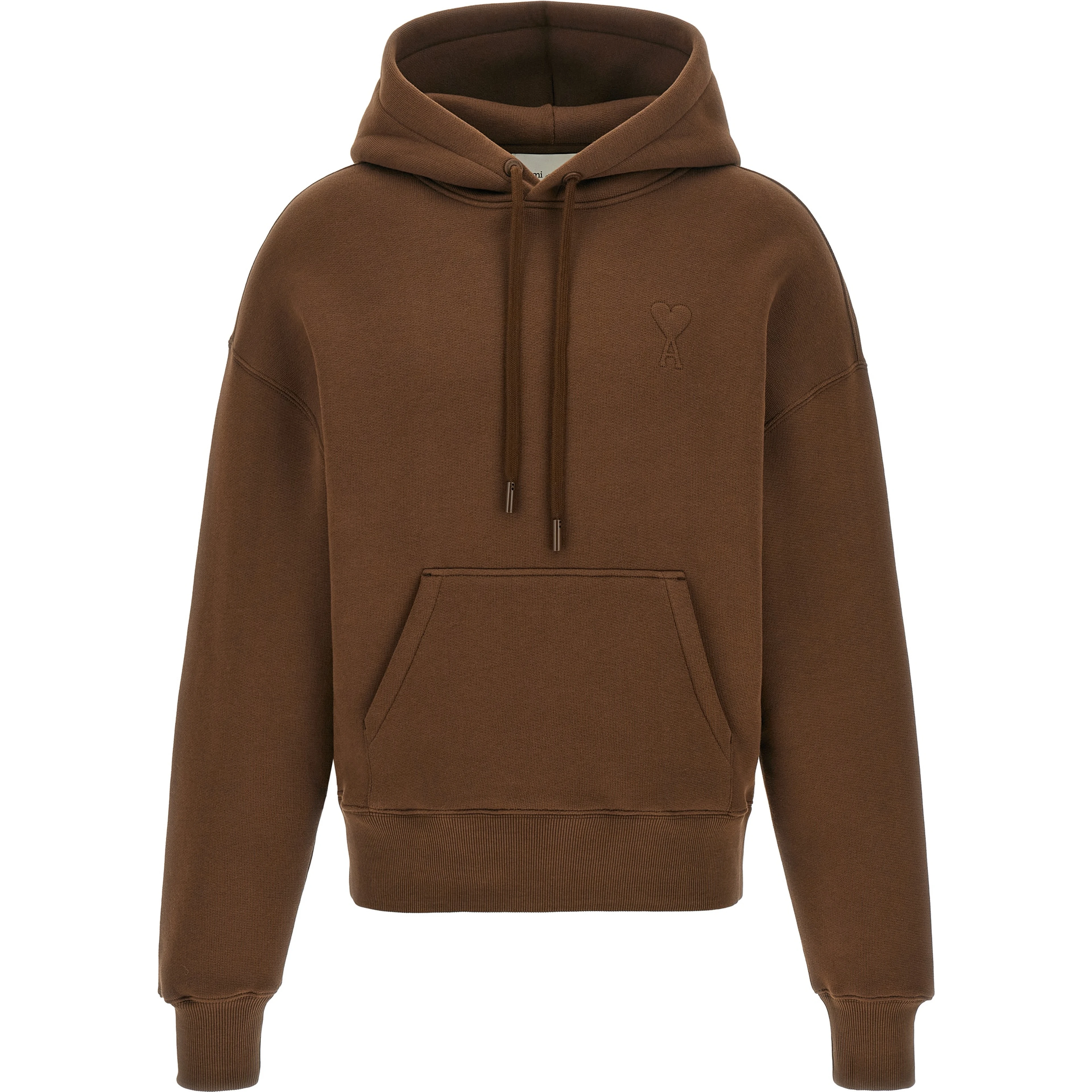 Brown Cotton Hoodie