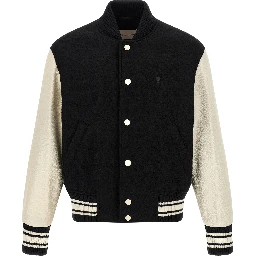 Bicolor Virgin Wool Bomber