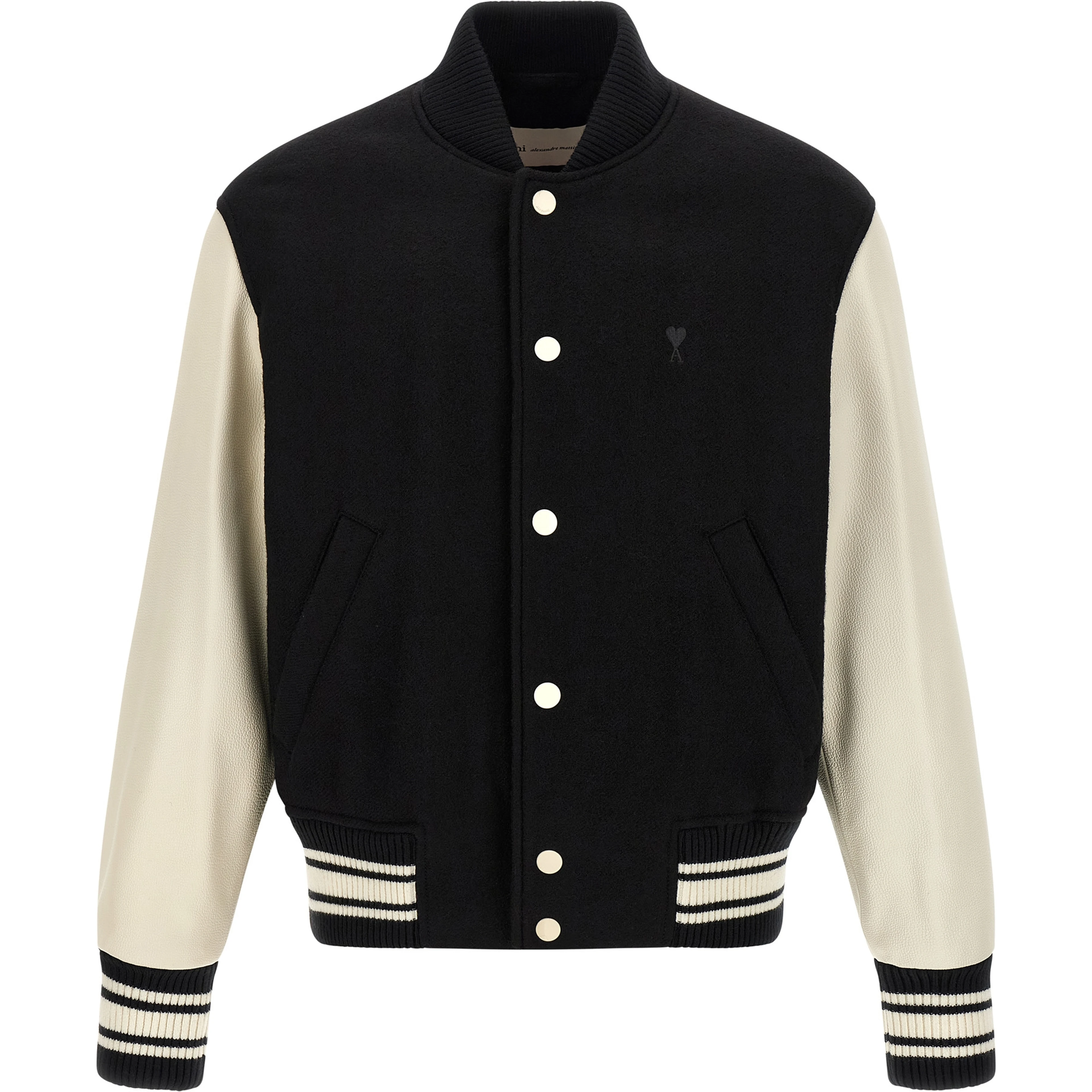 Bicolor Virgin Wool Bomber