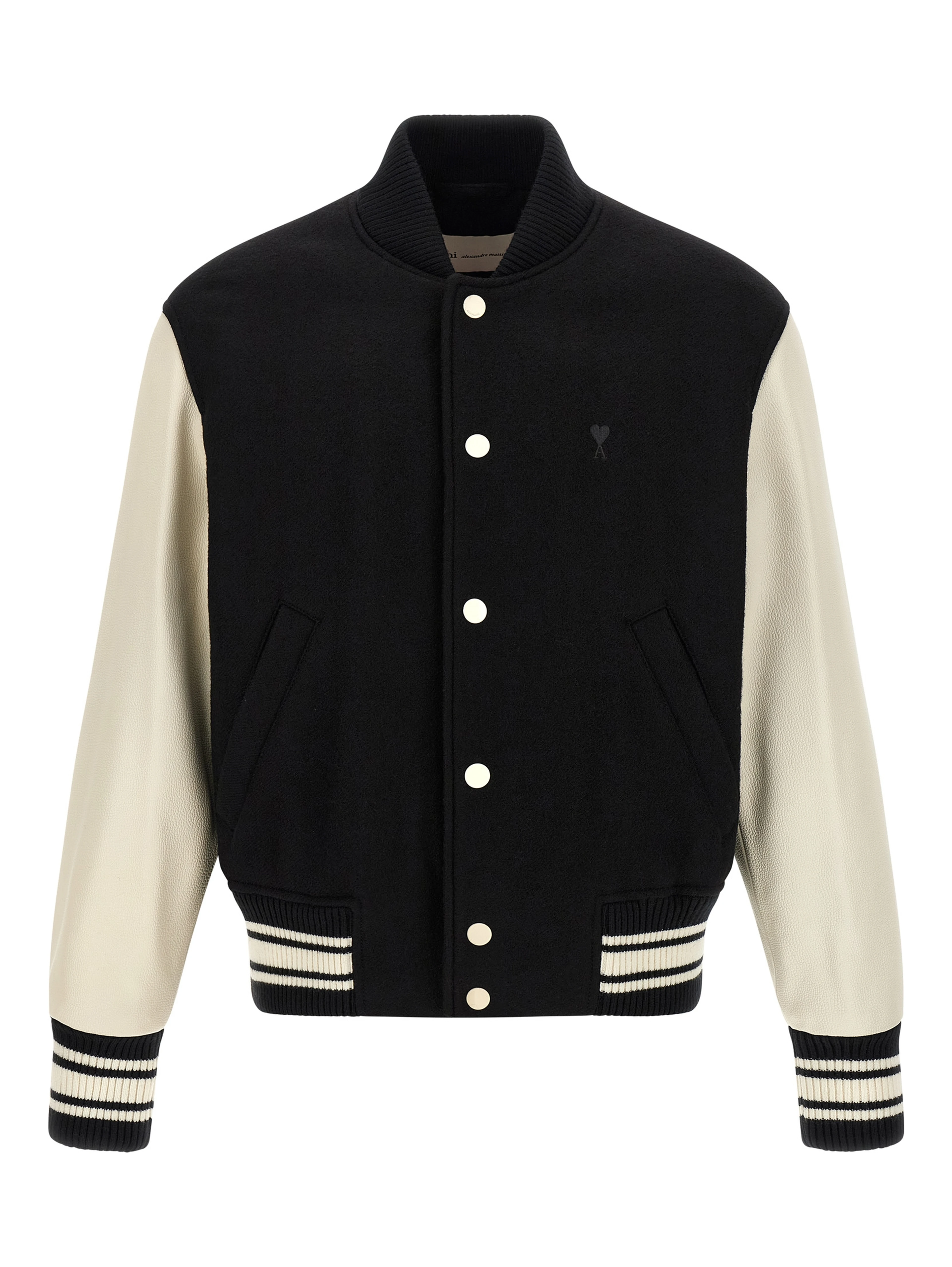 Bicolor Virgin Wool Bomber