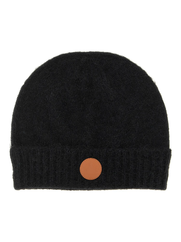 Black Wool Beanie