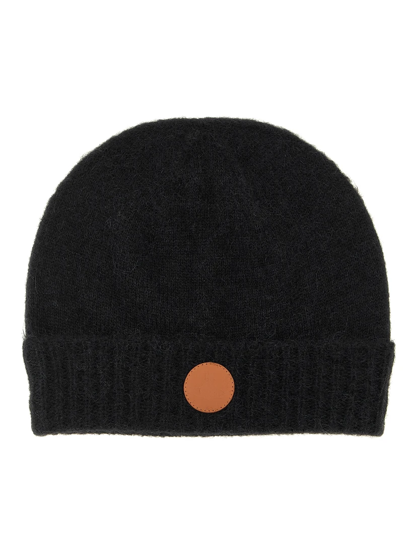 Black Wool Beanie