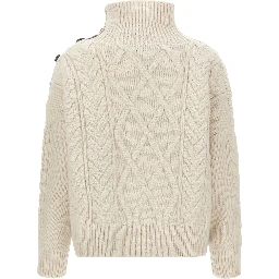 White Wool Cardigan