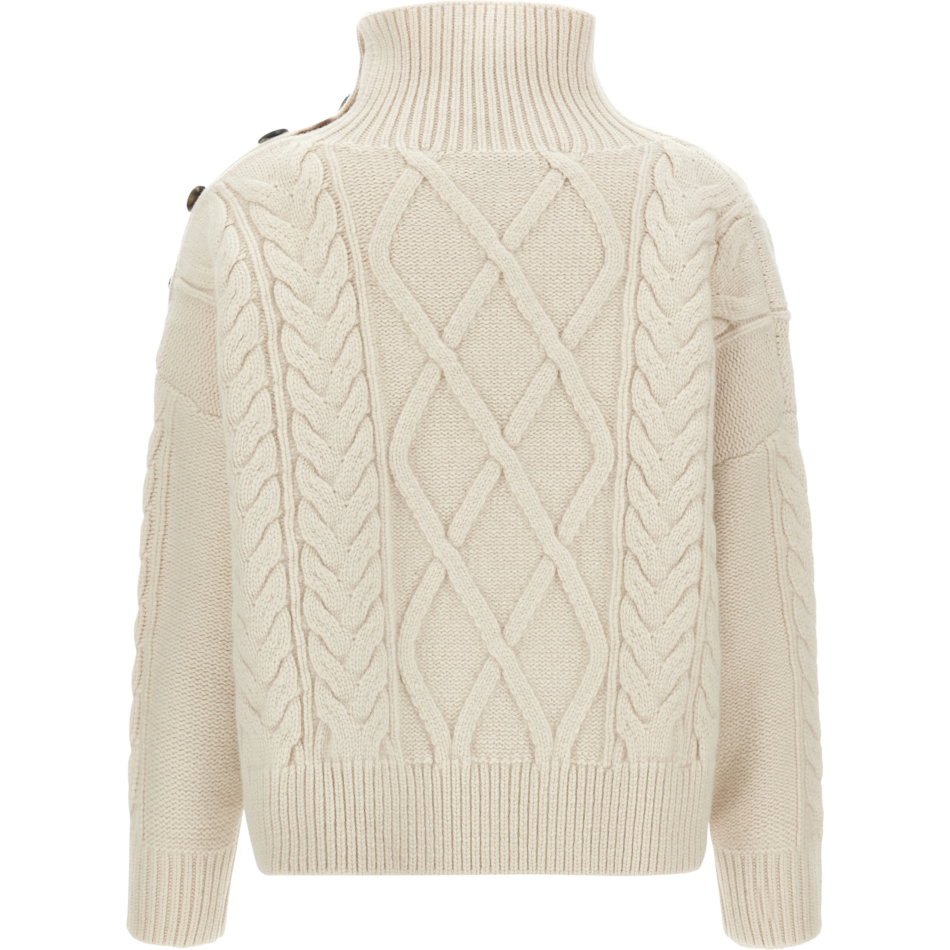 White Wool Cardigan