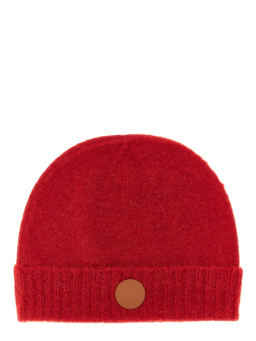 Red Wool Beanie
