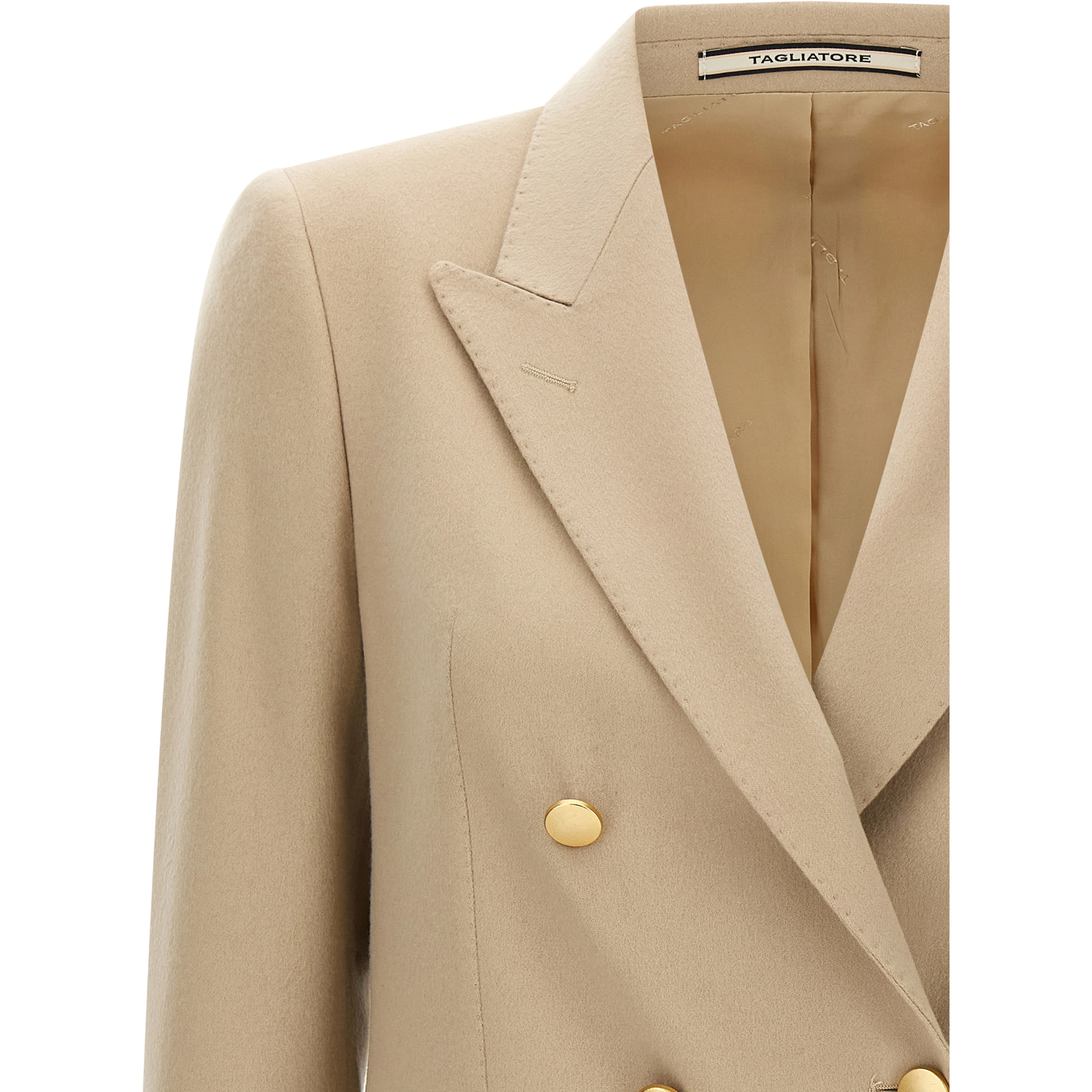 Beige Cashmere Blazer