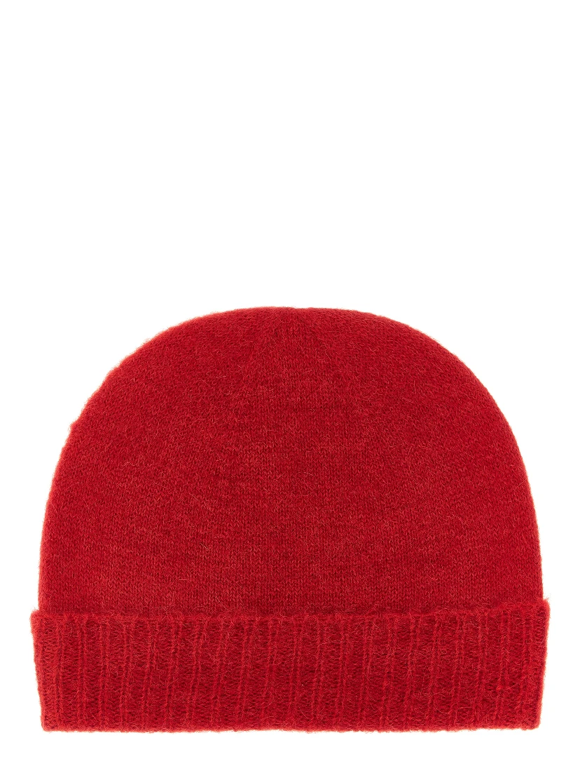 Red Wool Beanie