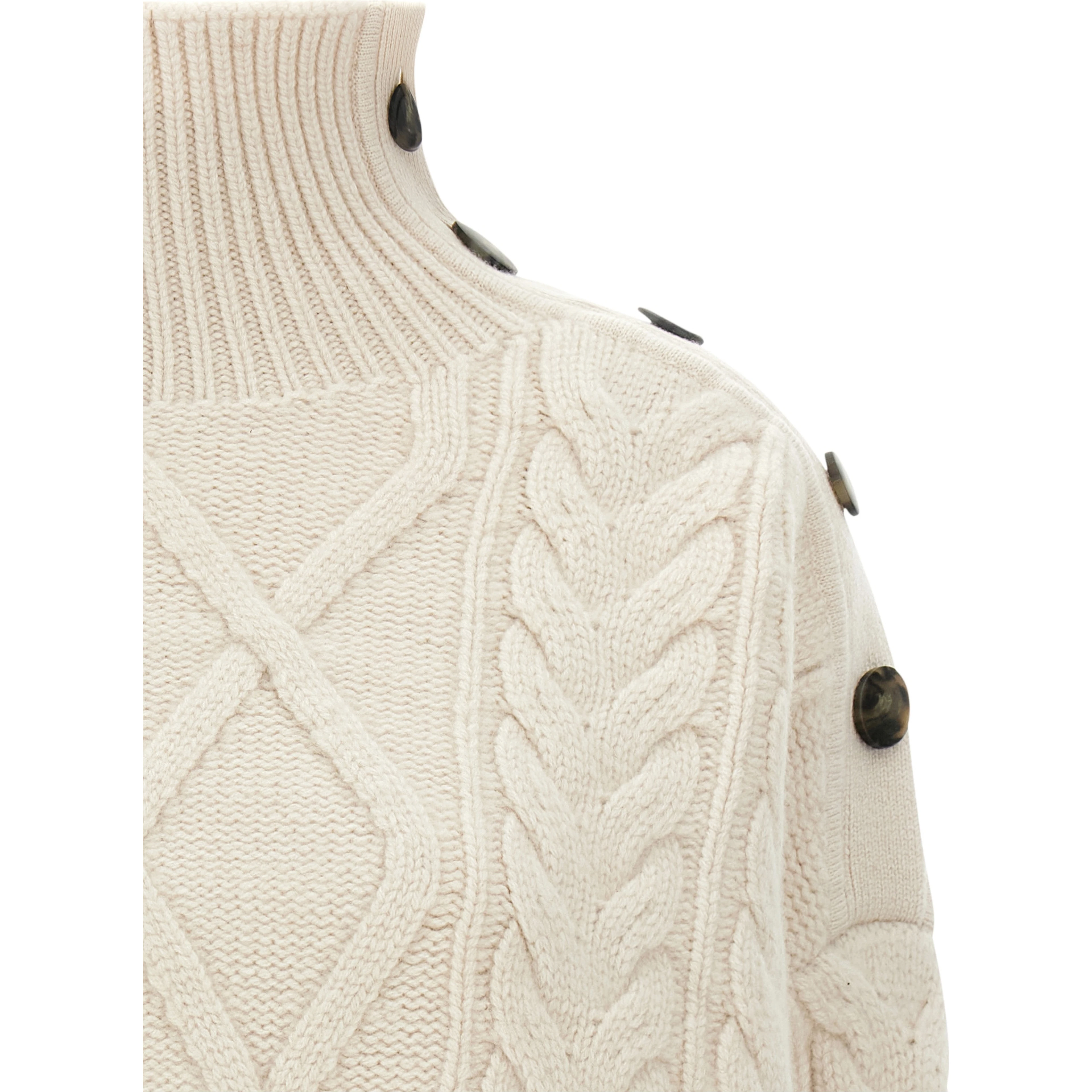 White Wool Cardigan