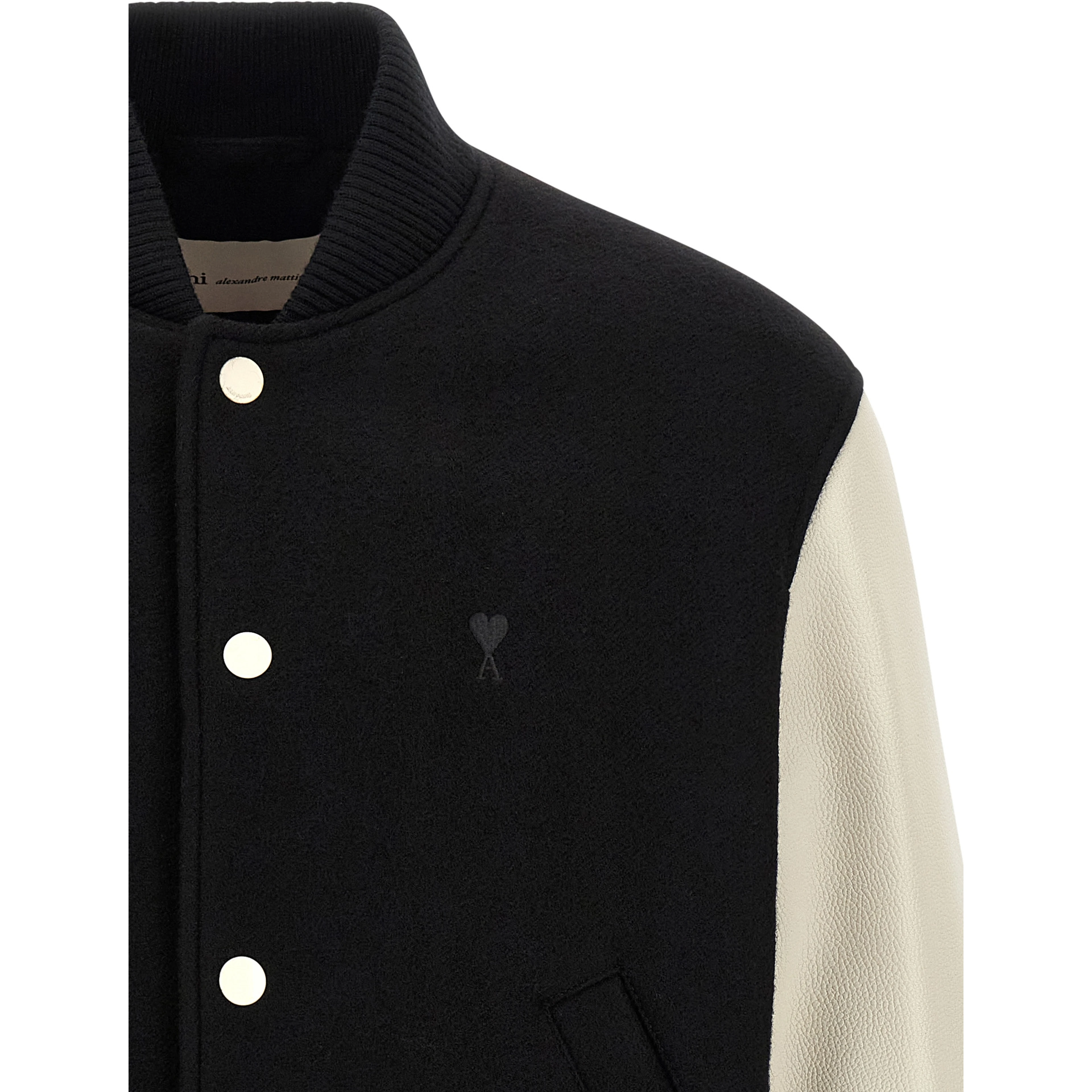 Bicolor Virgin Wool Bomber