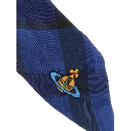 Blue Polyester Scrunchie