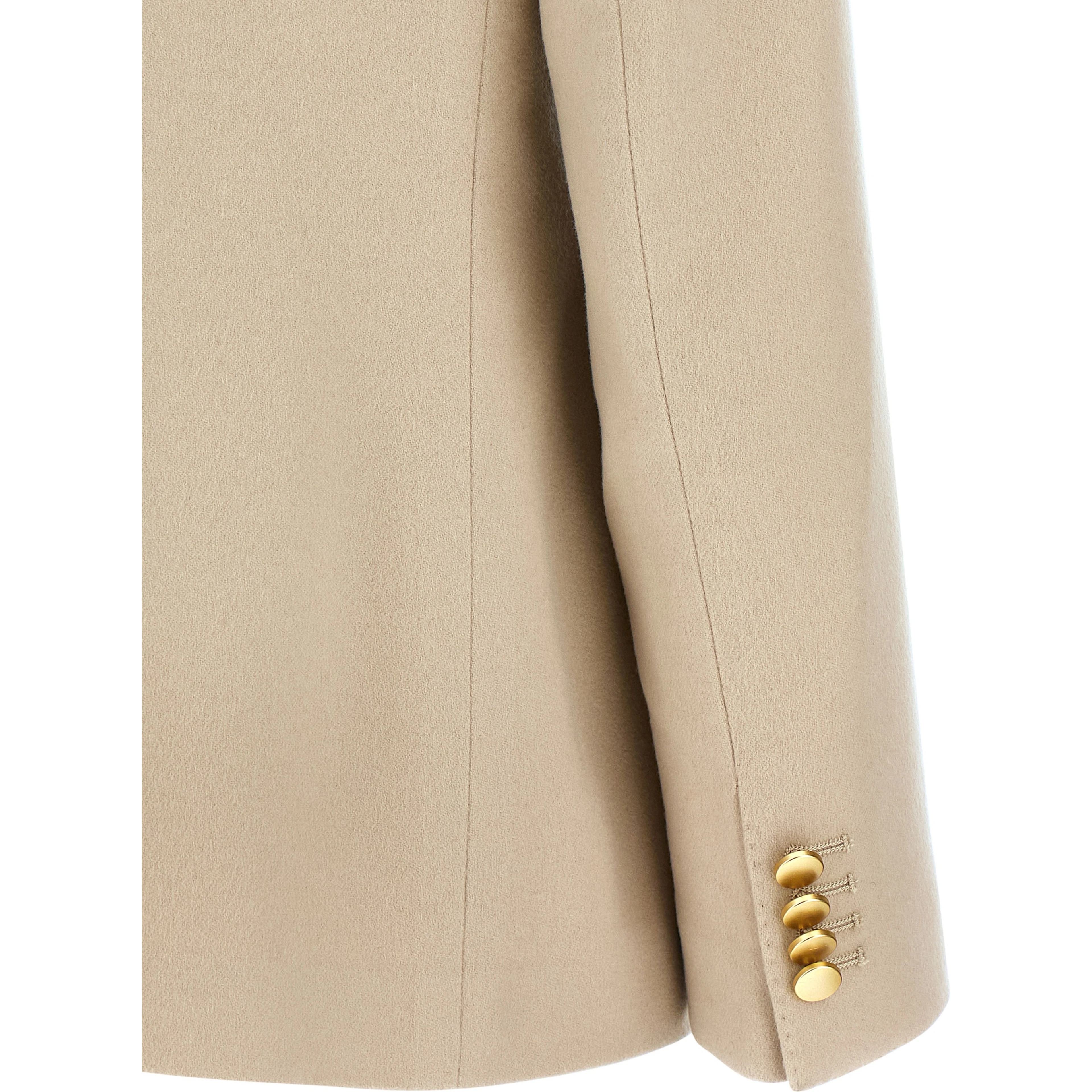 Beige Cashmere Blazer