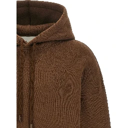 Brown Cotton Hoodie