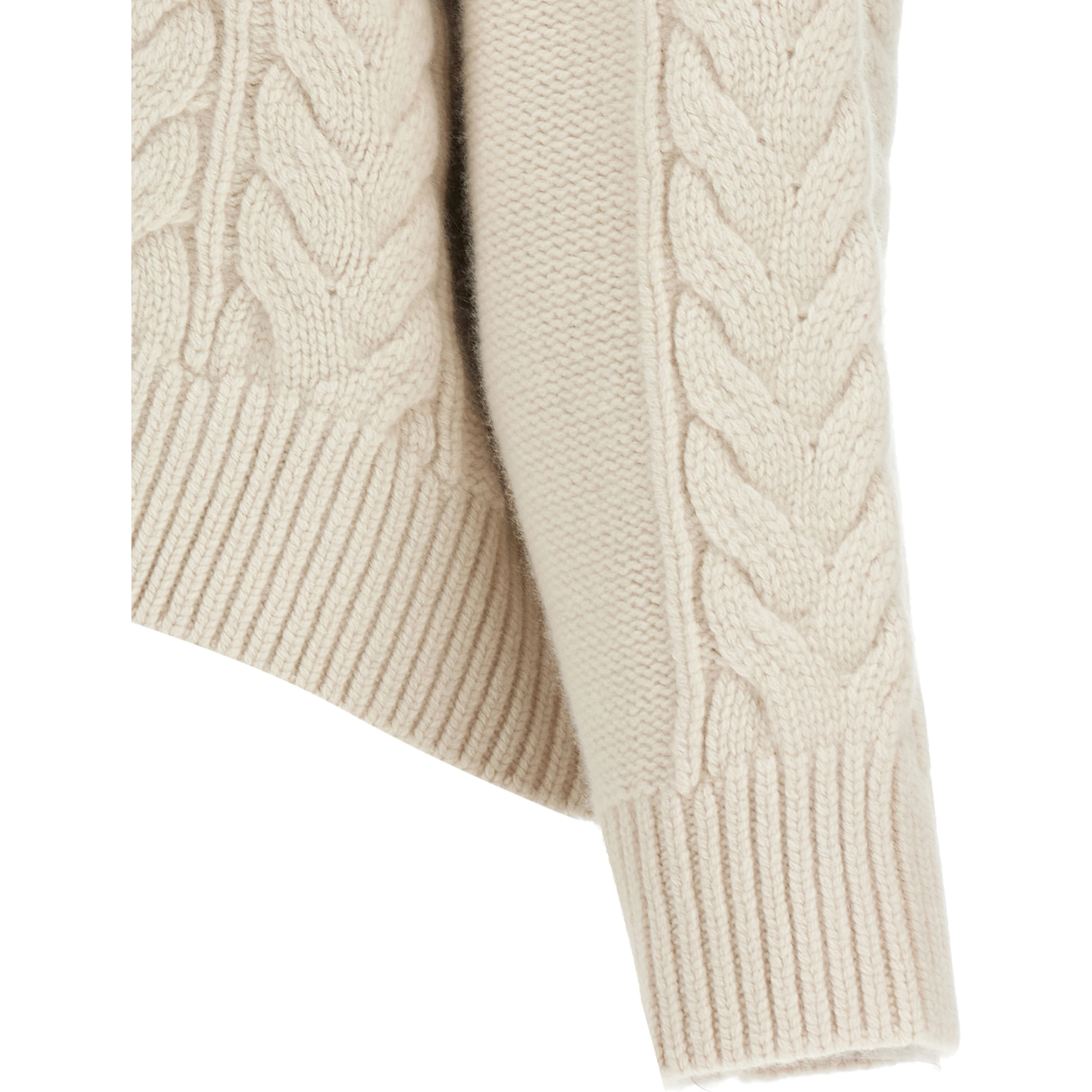 White Wool Cardigan