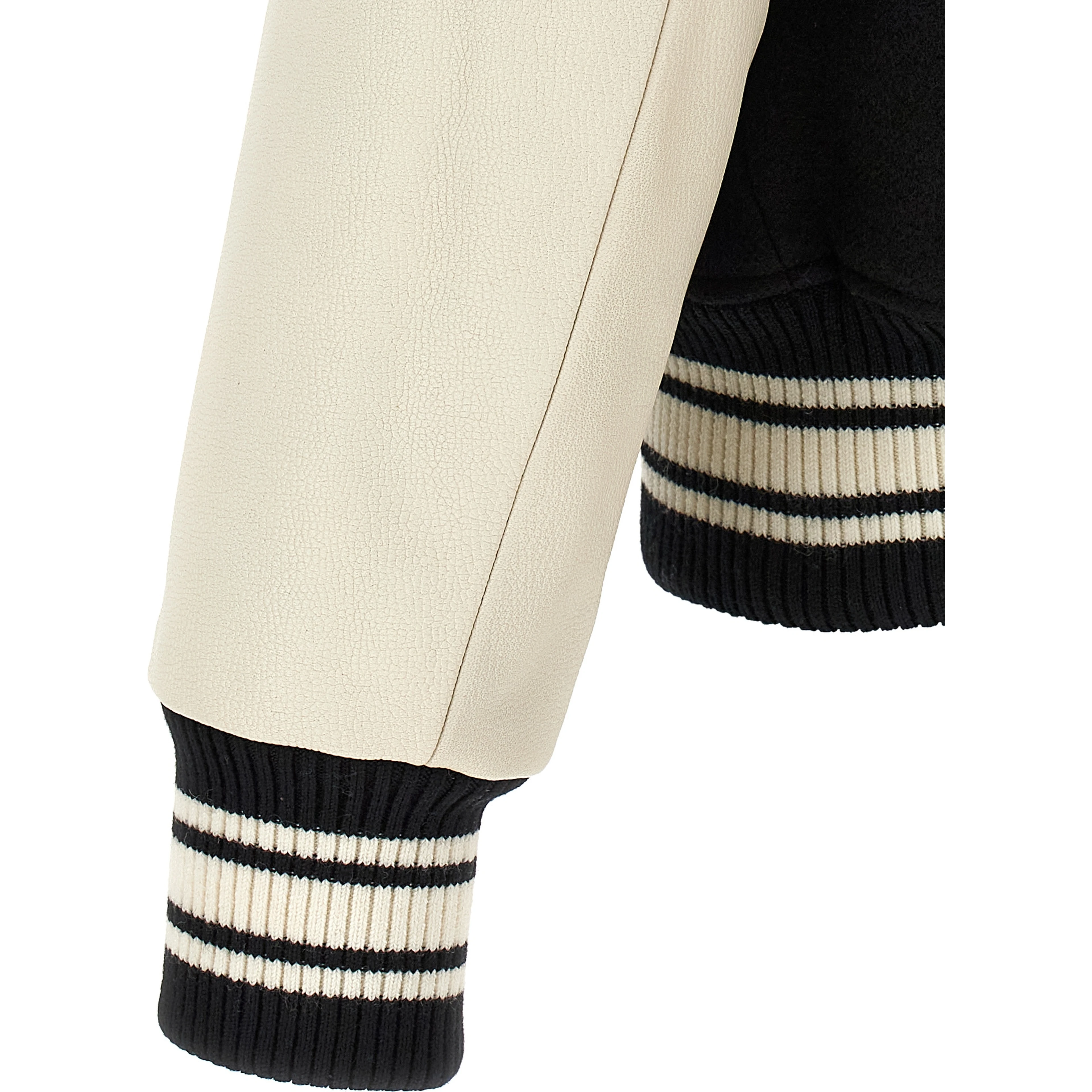 Bicolor Virgin Wool Bomber