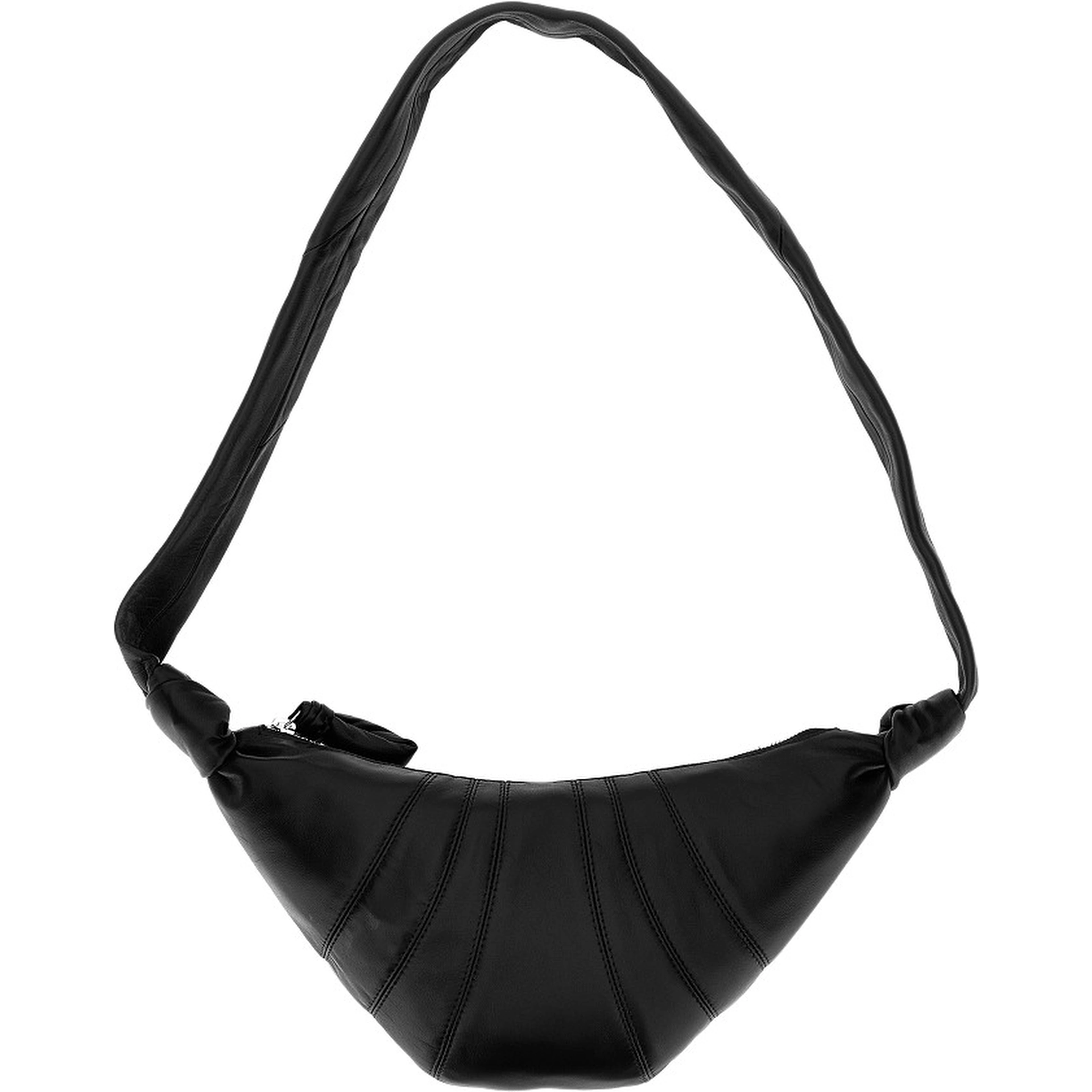 Nappa leather small 'Croissant' bag