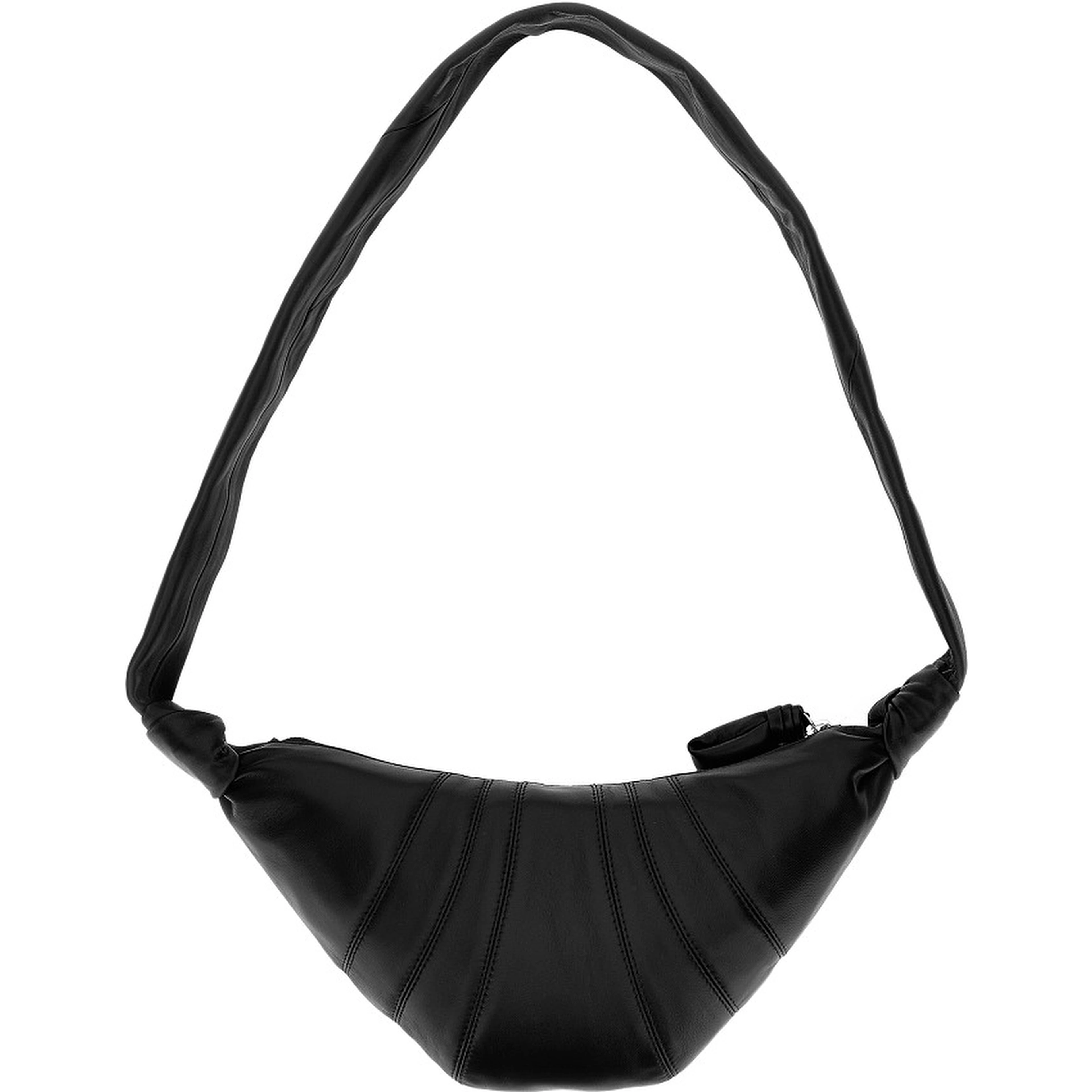 Nappa leather small 'Croissant' bag