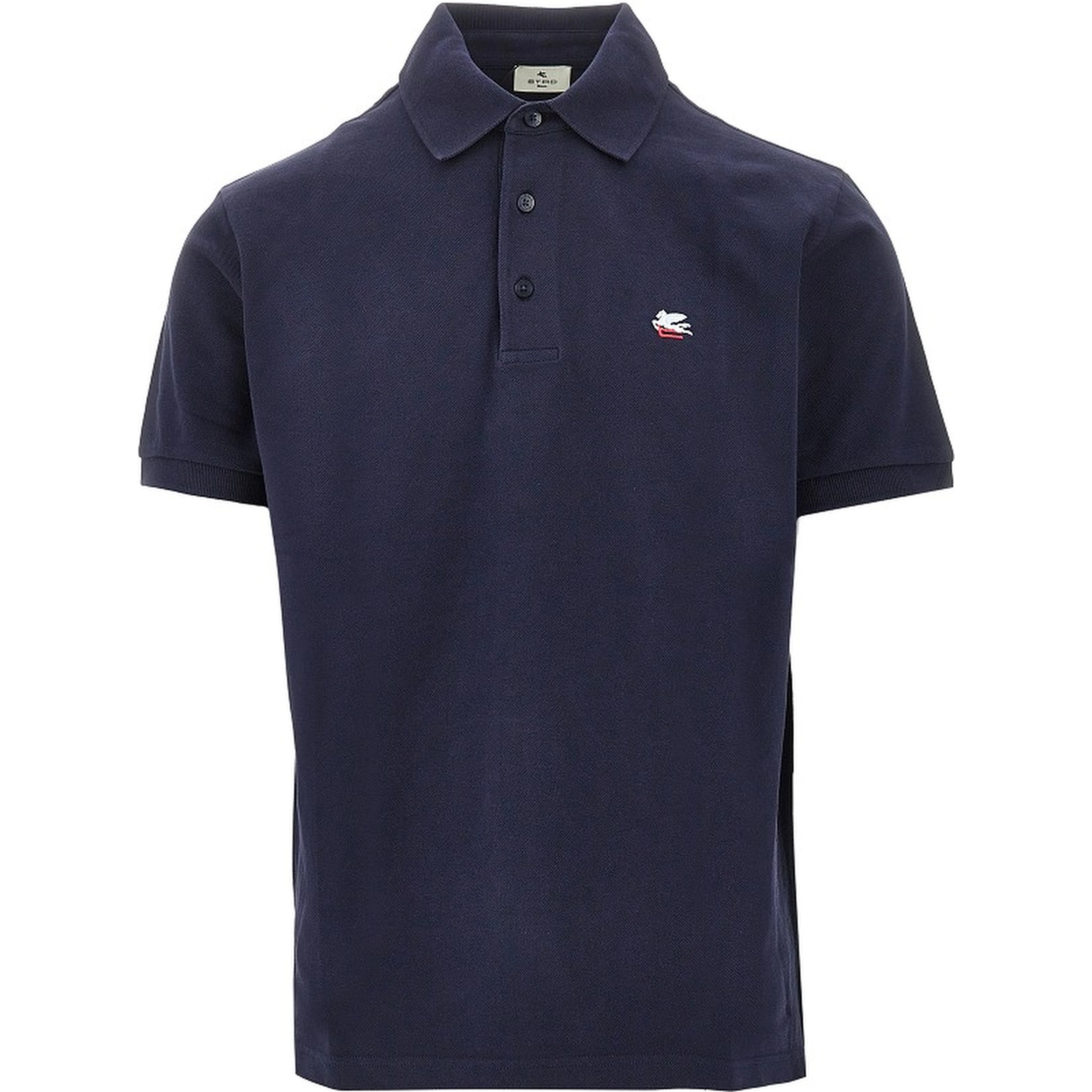 Logo embroidery piquet polo shirt