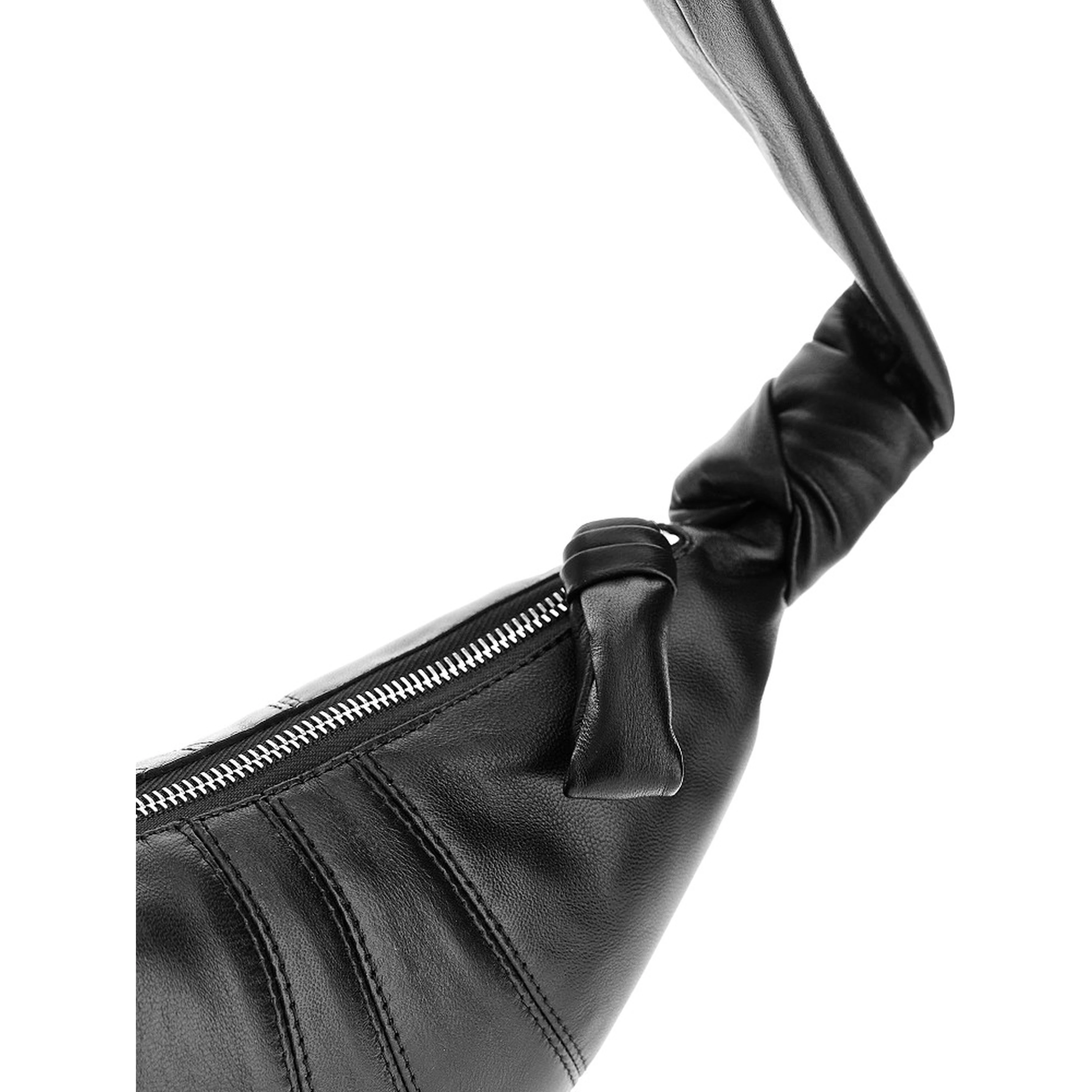 Nappa leather small 'Croissant' bag