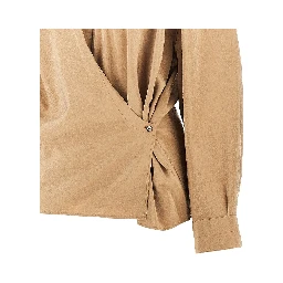 Cotton and silk Twisted shirt