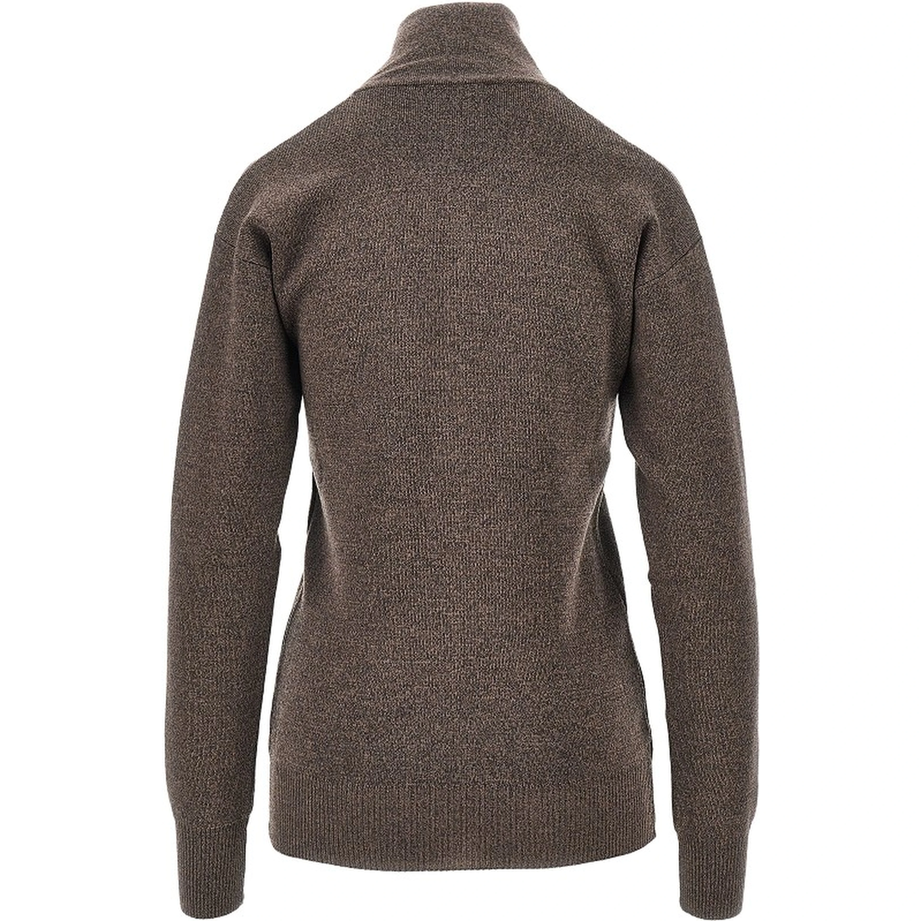 Buttoned merino wool top
