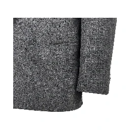 Wool-blend double-breasted jacket