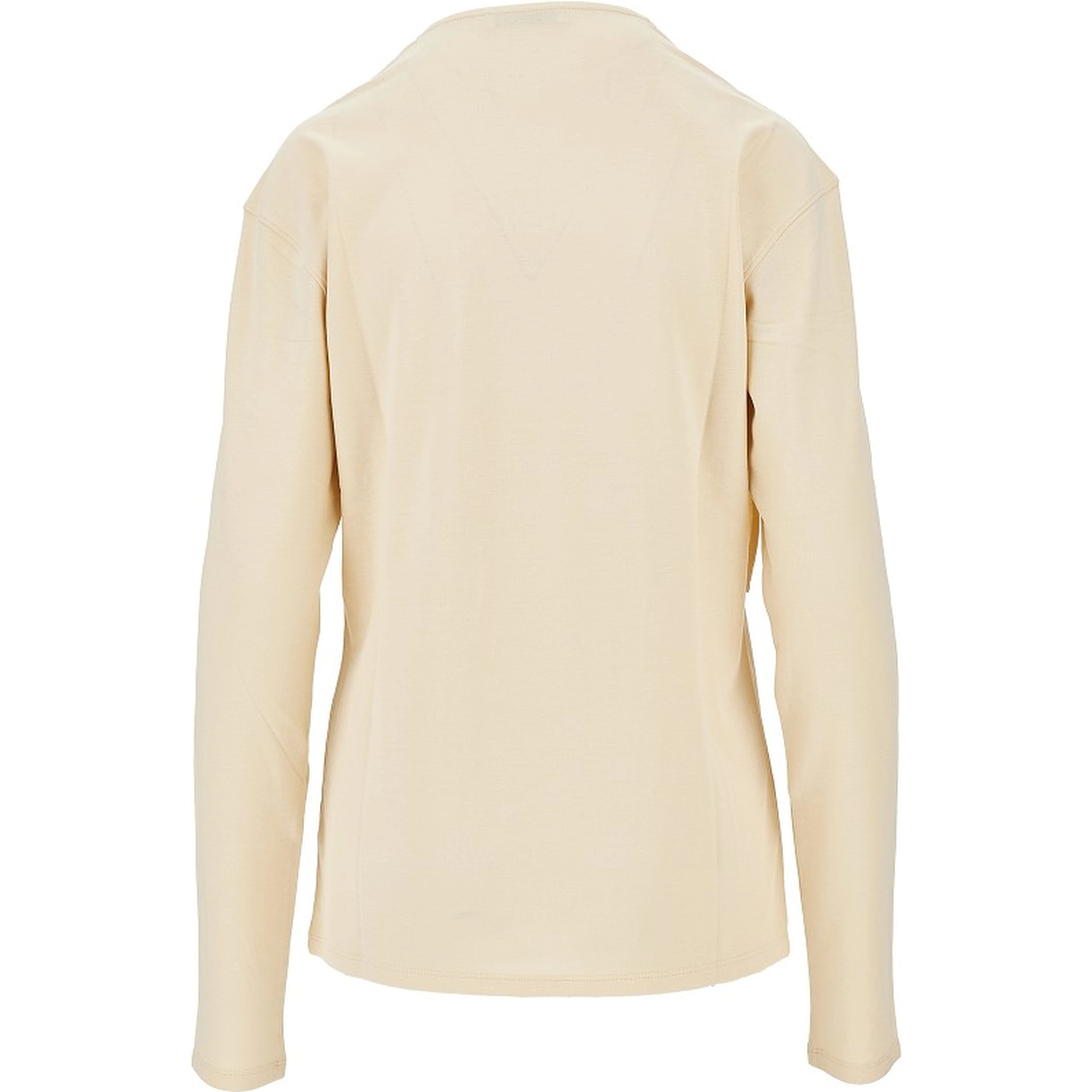 Jersey crepe foulard top