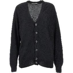 Wool-blend Twisted cardigan