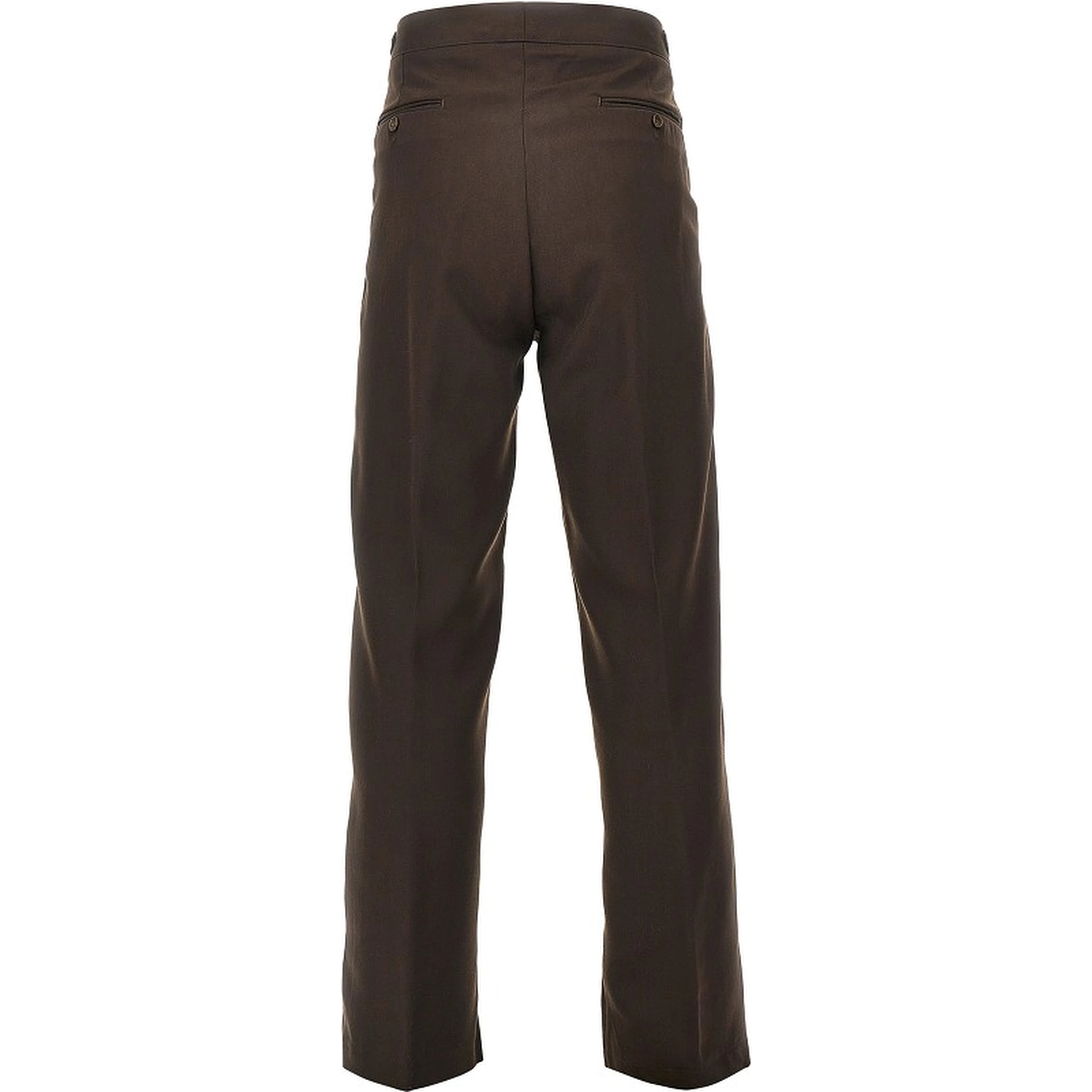 Twill pants with darts