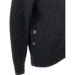 Wool-blend Twisted cardigan