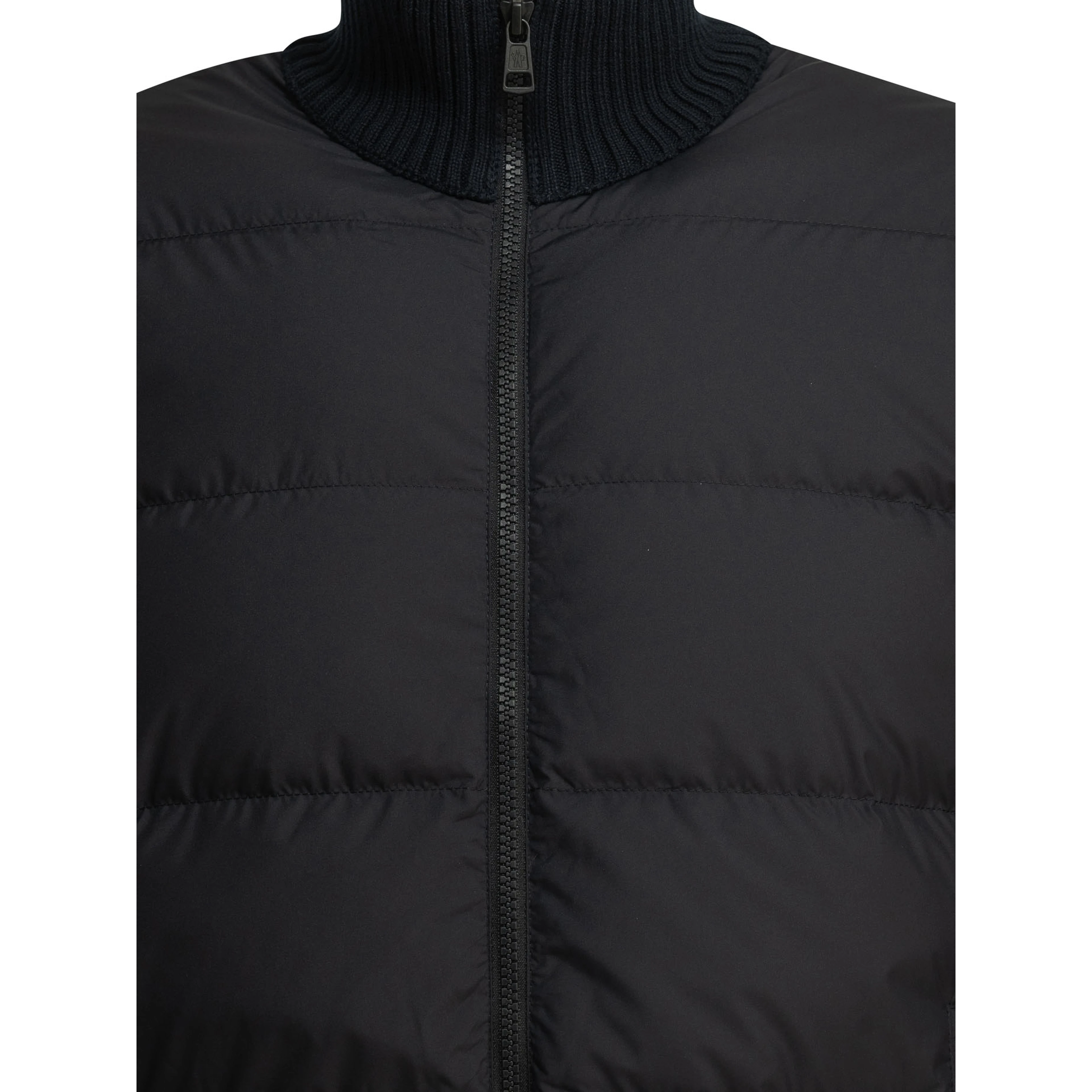 Padded Cardigan with Logo