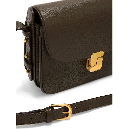 BELLISSIMA MINI with elegant leather details Green woman