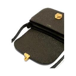 BELLISSIMA MINI with elegant leather details Green woman