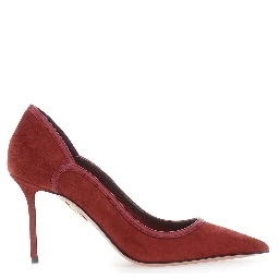 Pumps with 85 Heel Red in Leather Women