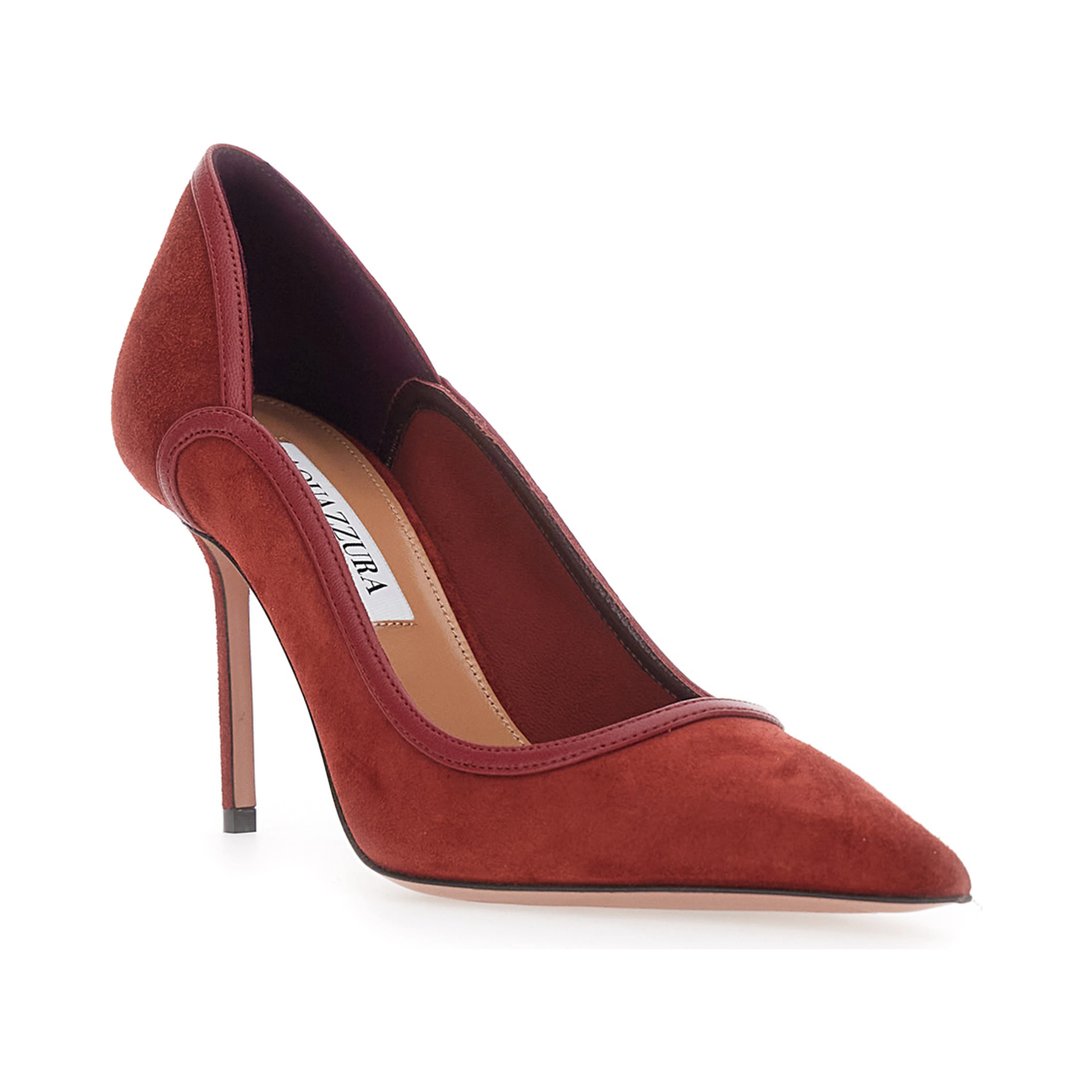 Pumps with 85 Heel Red in Leather Women