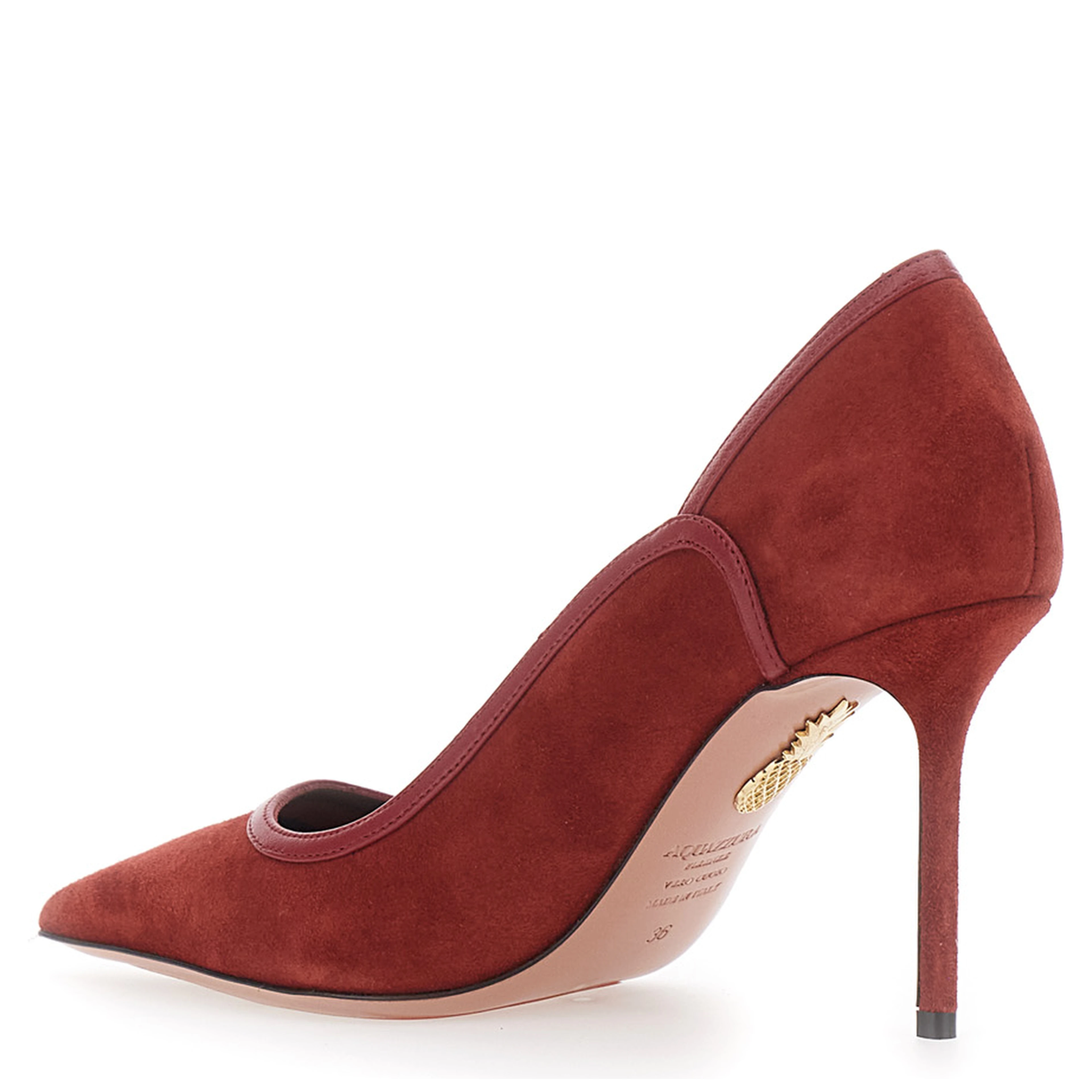 Pumps with 85 Heel Red in Leather Women