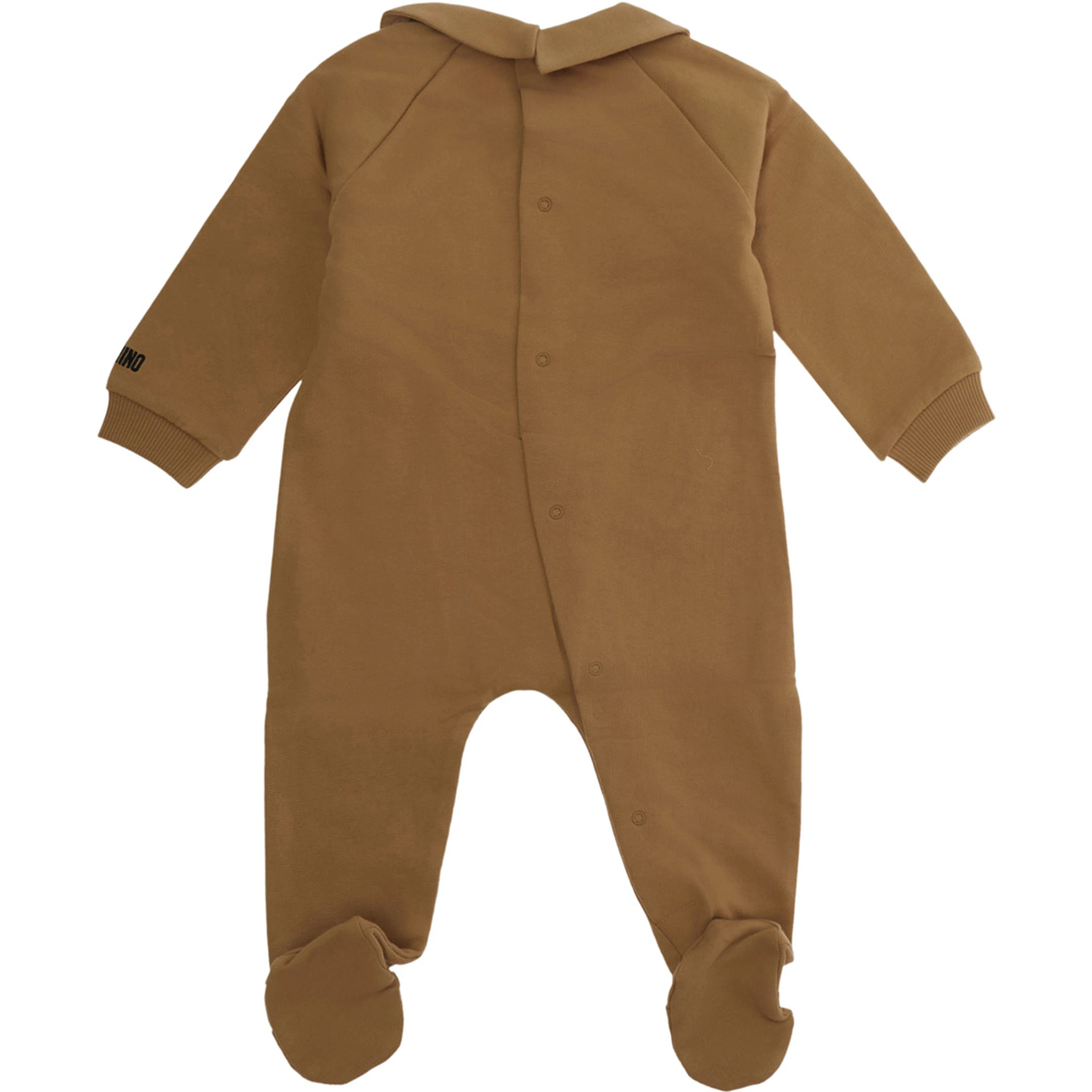 Babygrow with gift box in brown cotton for baby