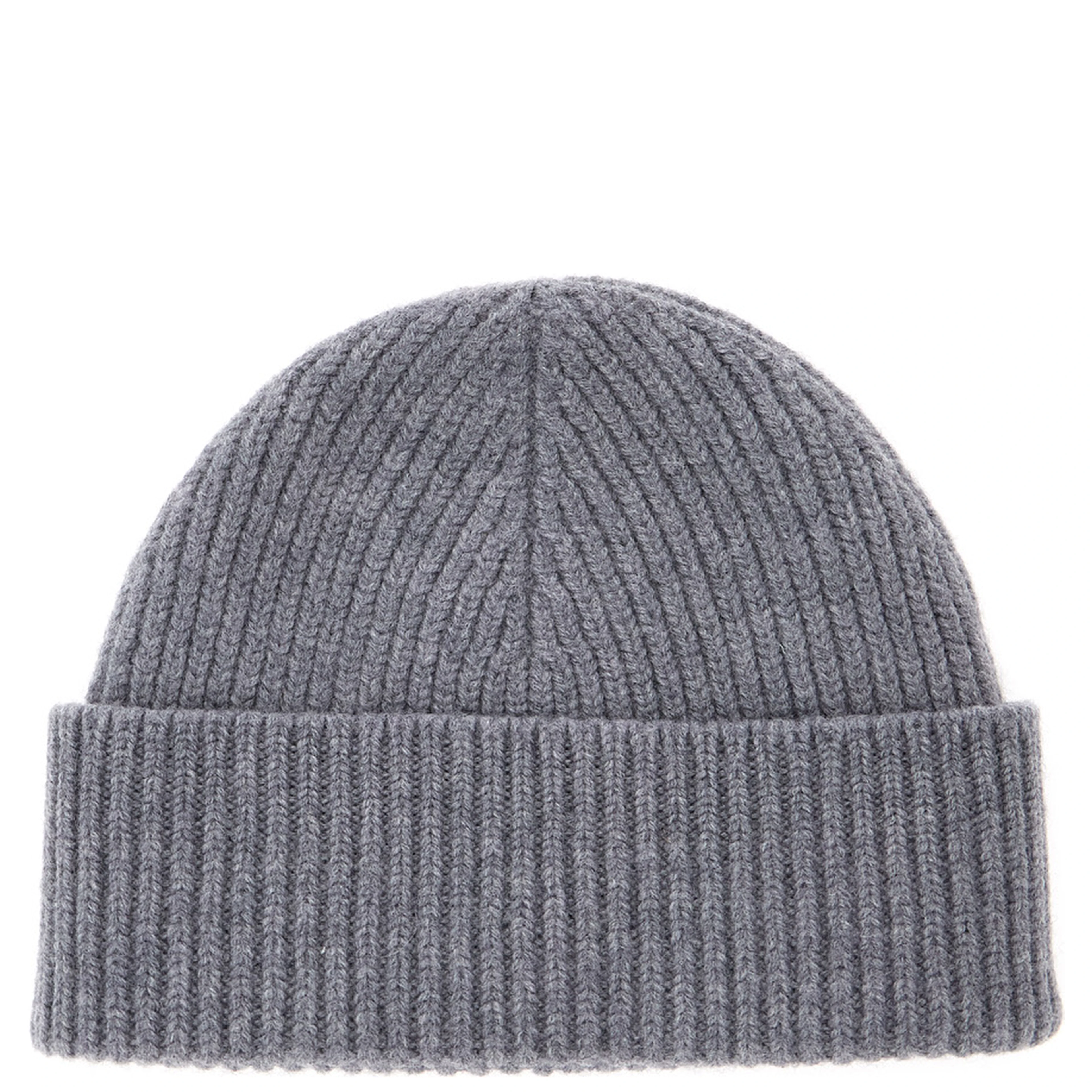 Beanie with AMI de Coeur logo and soft fabric in gray unisex