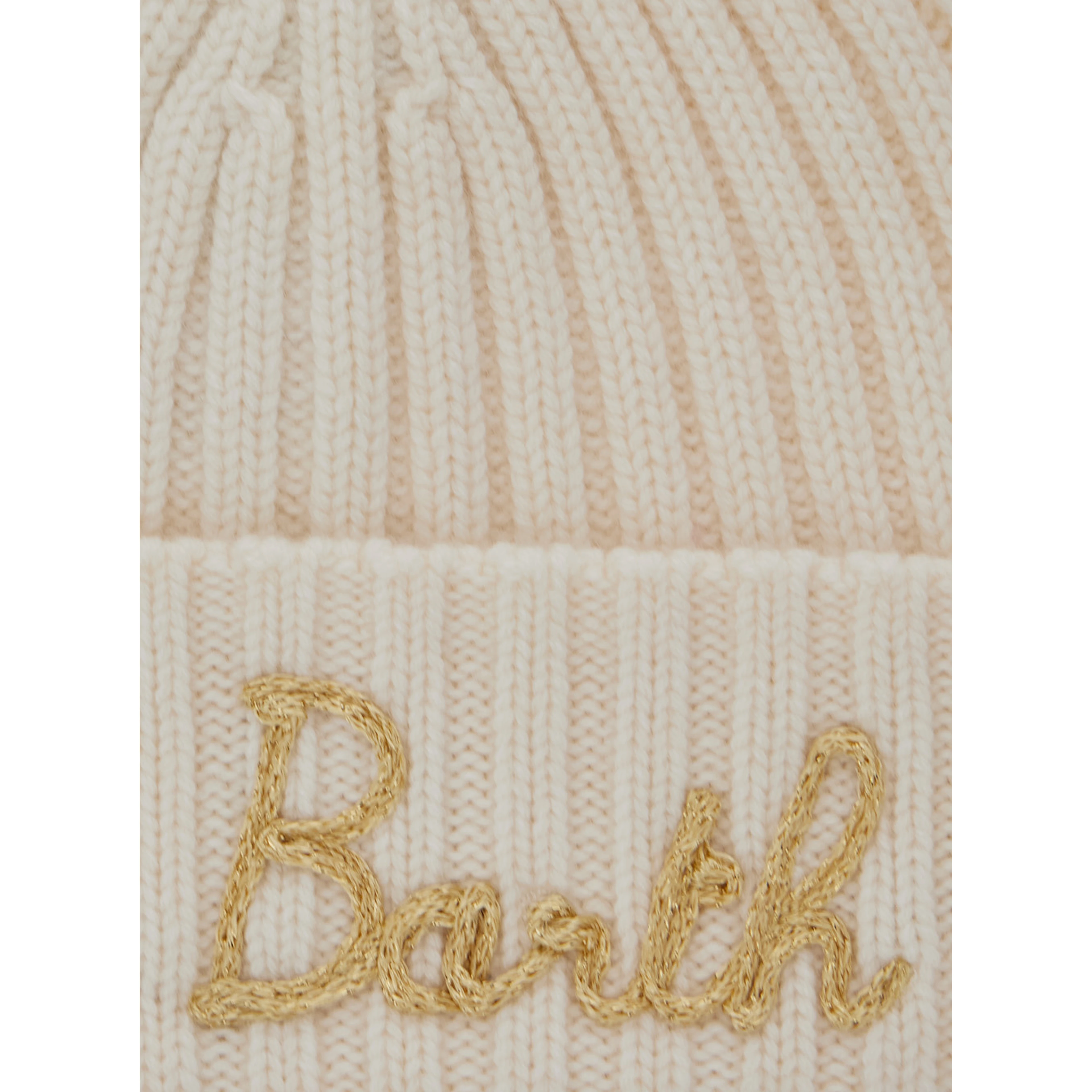 Beige unisex knitted hat in viscose wool Tech Fabric and cashmere