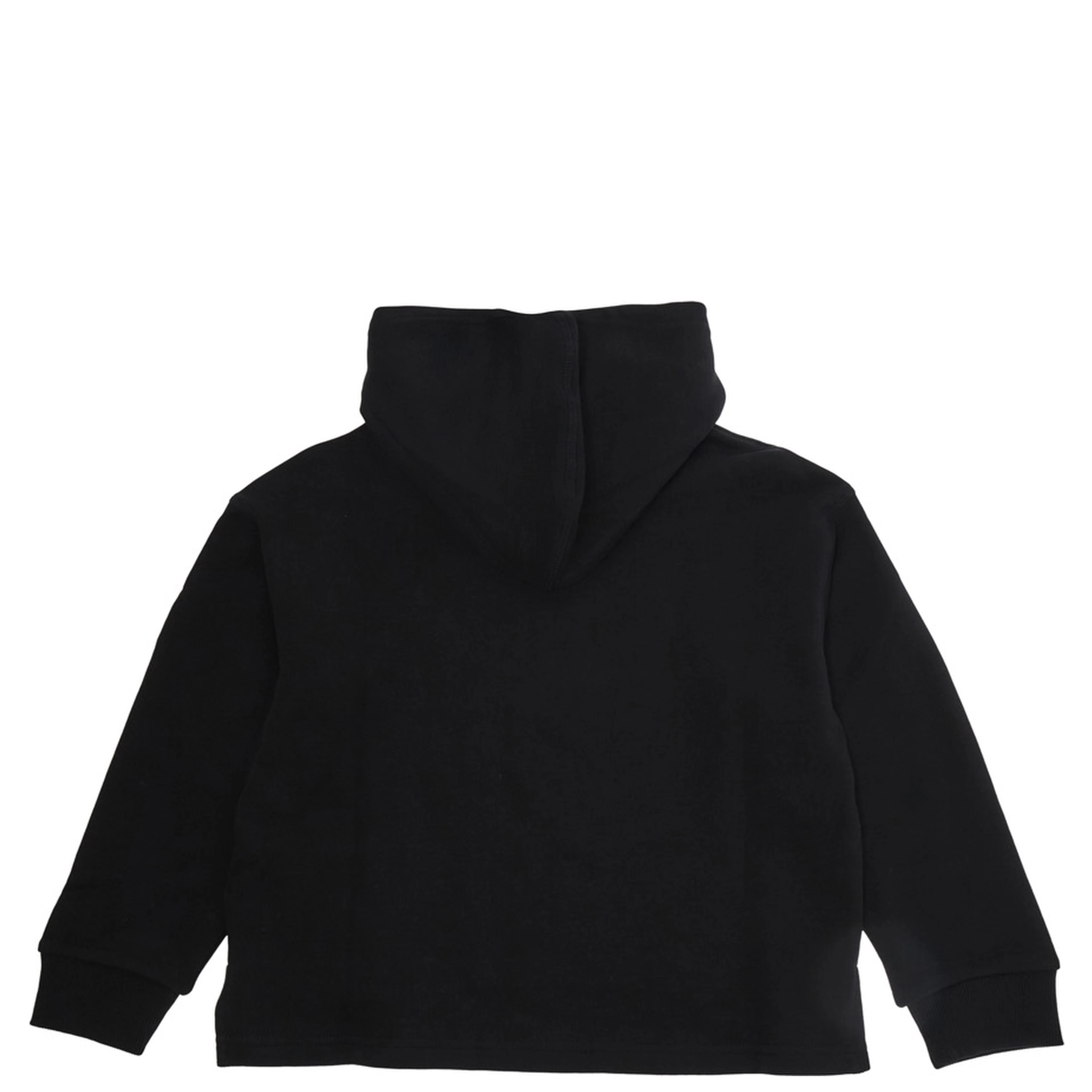 Sweatshirt with round neck and long sleeves in Black Cotton for Girl