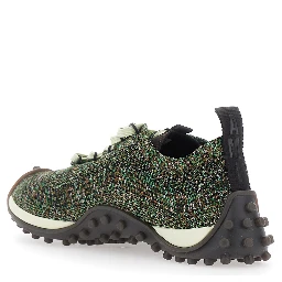 MIRAGE SNEAKERS with rubber sole and Tech Fabric upper Brown Men